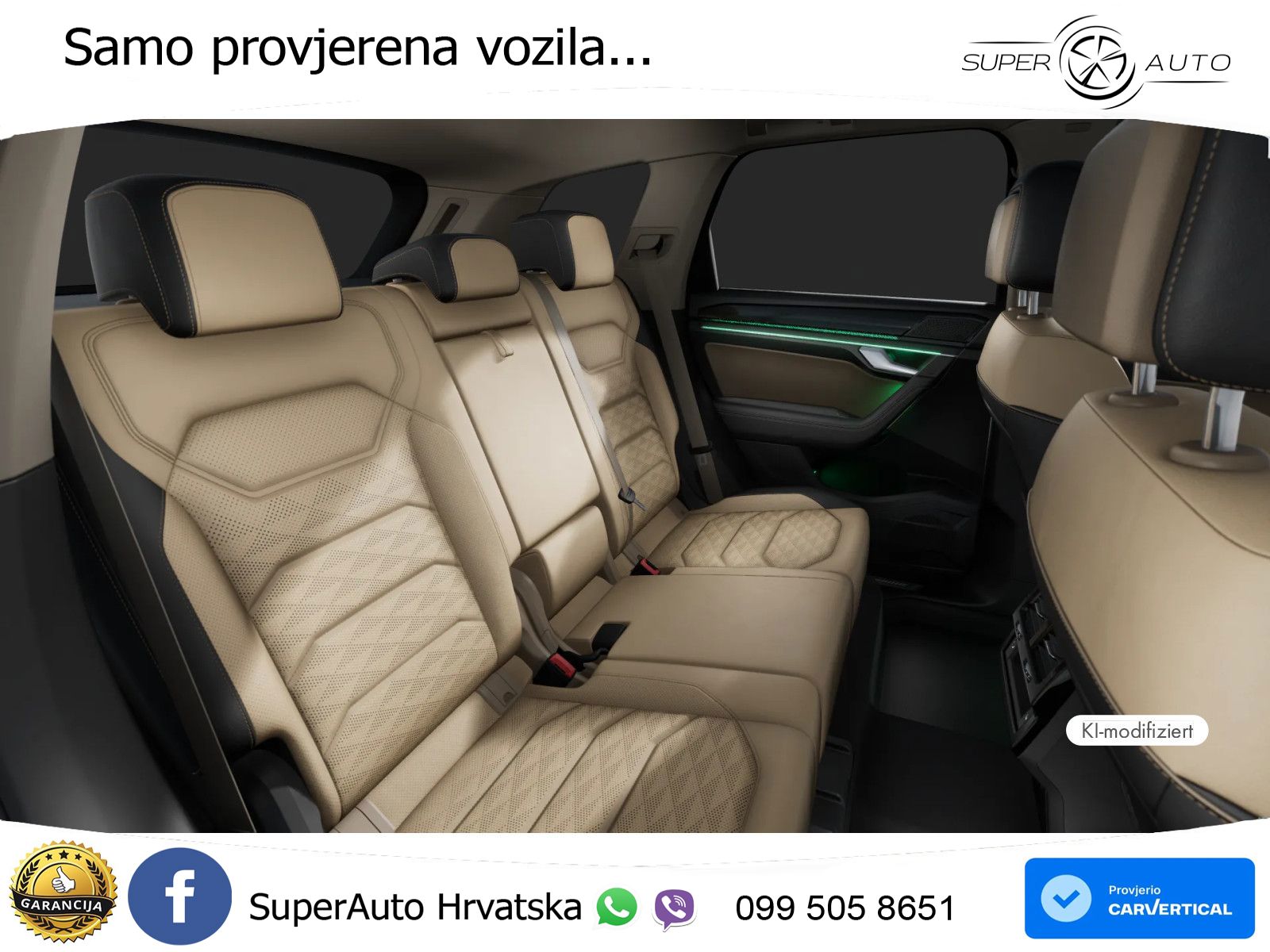 Volkswagen Touareg 3.0 V6 TDI (286 KS) 4MOTION Tiptronic ZRAČNI+ACC+4xGR SJED+KAM