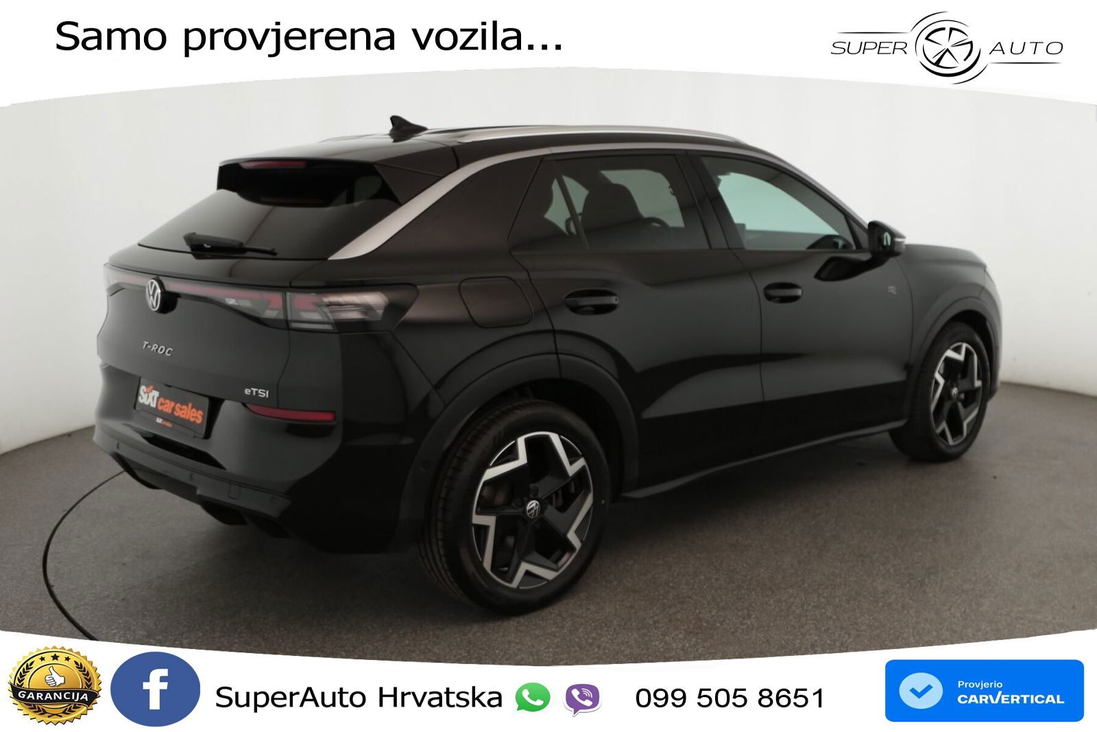 Volkswagen T-Roc 1.5 eTSI (150 KS)  DSG R-Line LED+GR SJED+ACC
