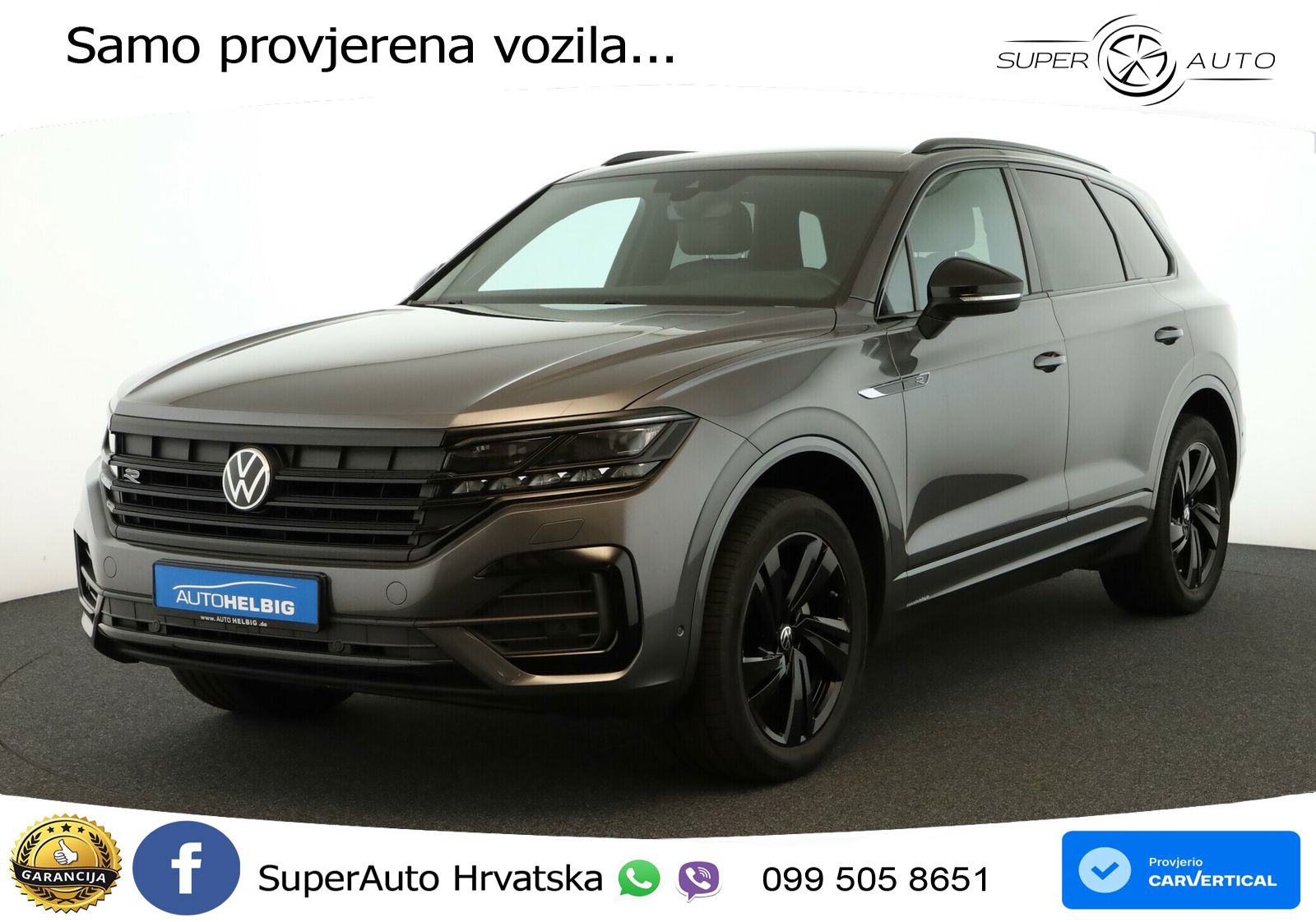 Volkswagen Touareg 3.0 V6 TDI (286 KS) 4MOTION Tiptronic R-Line MATRIX+GR SJED+KAM
