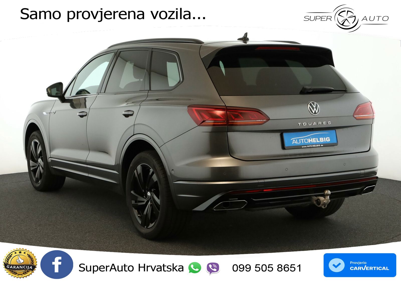 Volkswagen Touareg 3.0 V6 TDI (286 KS) 4MOTION Tiptronic R-Line MATRIX+GR SJED+KAM