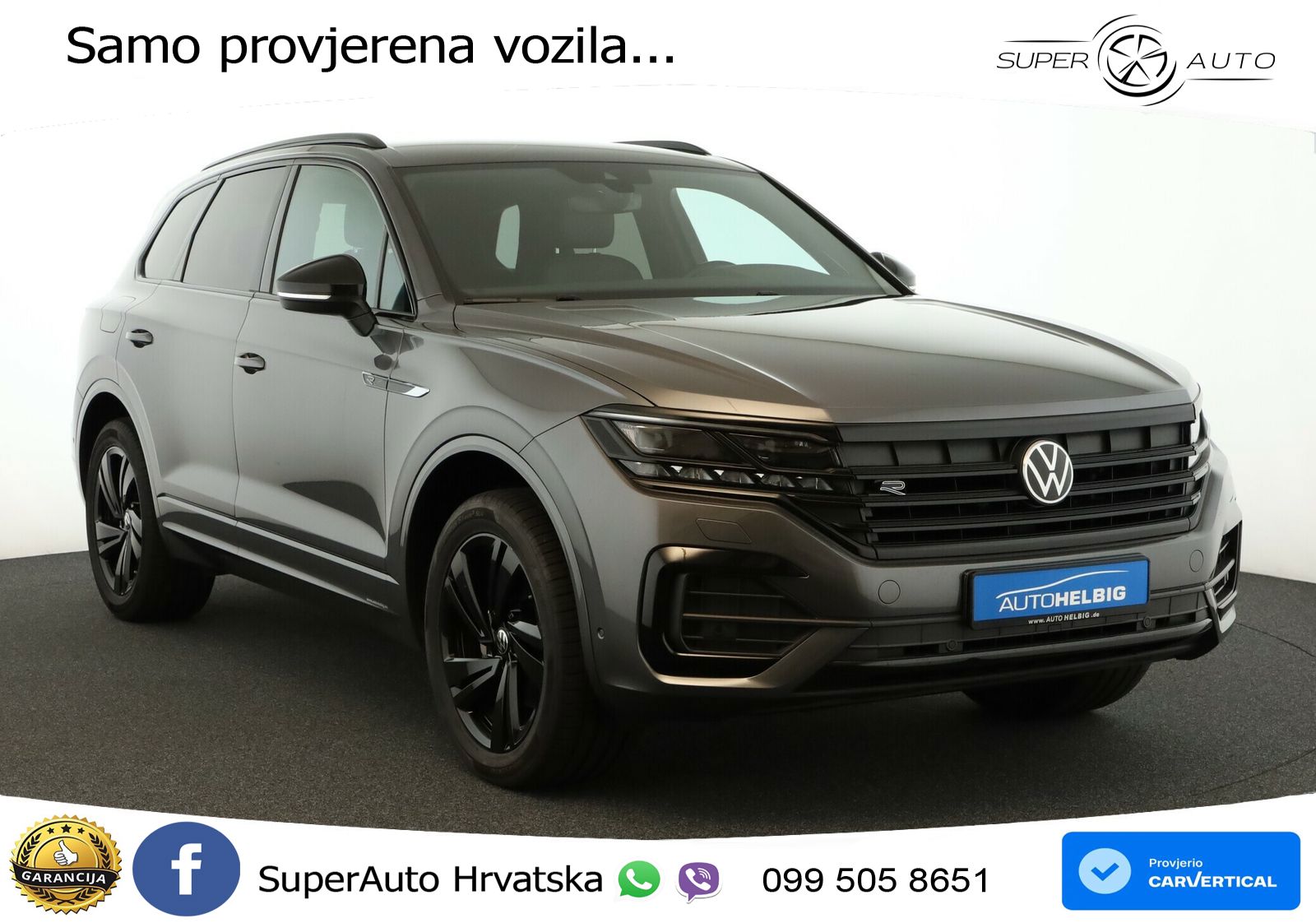 Volkswagen Touareg 3.0 V6 TDI (286 KS) 4MOTION Tiptronic R-Line MATRIX+GR SJED+KAM
