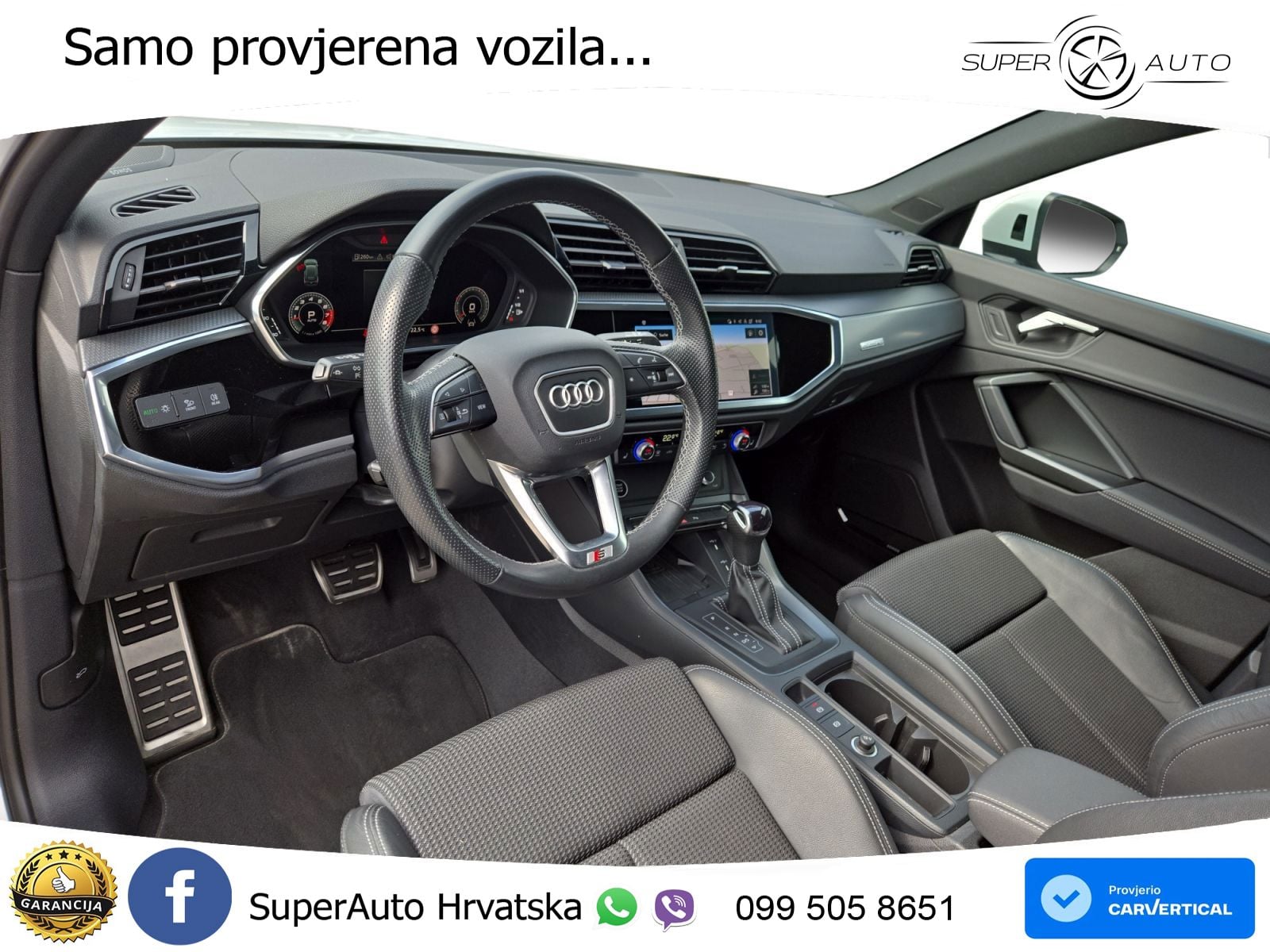 Audi Q3 45 TFSI (245 KS) quattro S tronic S line LED+GR SJED+ACC