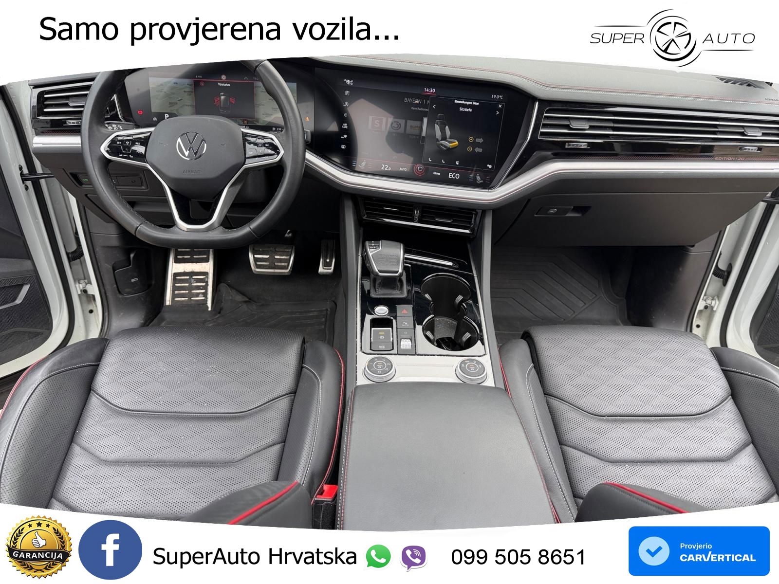 Volkswagen Touareg 3.0 V6 TDI (286 KS) 4MOTION Tiptronic R-Line ACC+HEAD+4xGR SJED+360+PANO