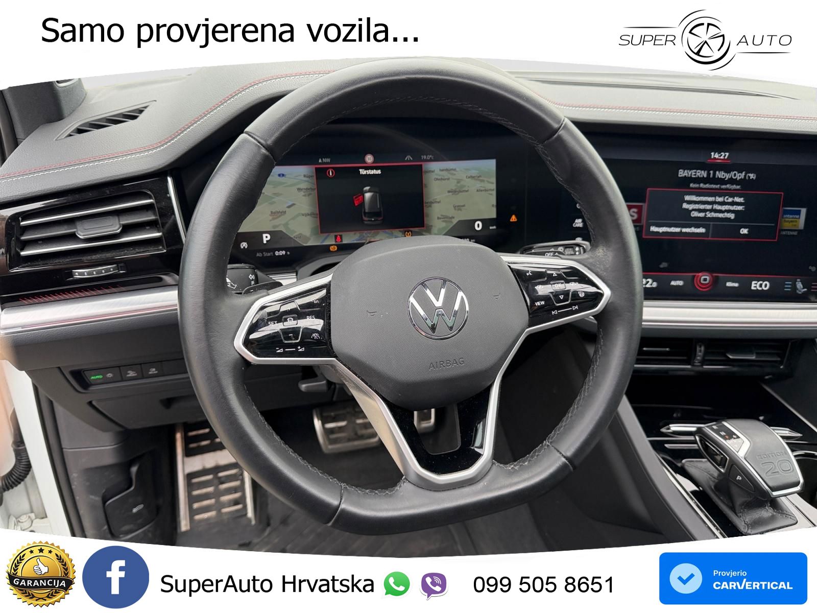 Volkswagen Touareg 3.0 V6 TDI (286 KS) 4MOTION Tiptronic R-Line ACC+HEAD+4xGR SJED+360+PANO