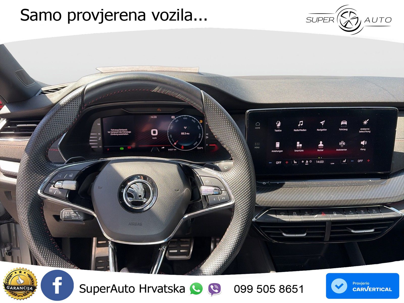 Škoda Octavia Combi RS 2.0 TSI (245 KS) DSG LED+GR SJED+ACC