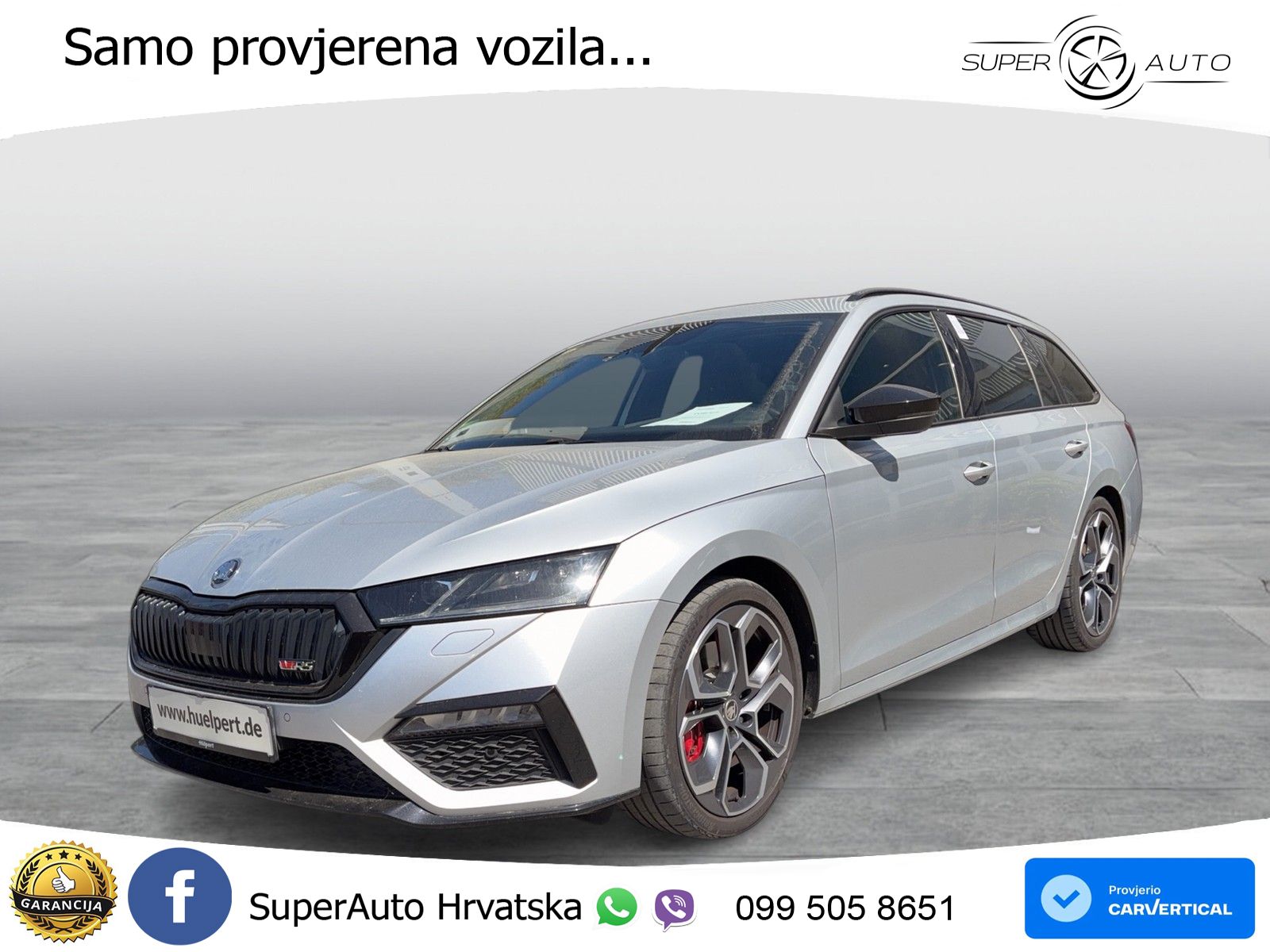 Škoda Octavia Combi RS 2.0 TSI (245 KS) DSG LED+GR SJED+ACC