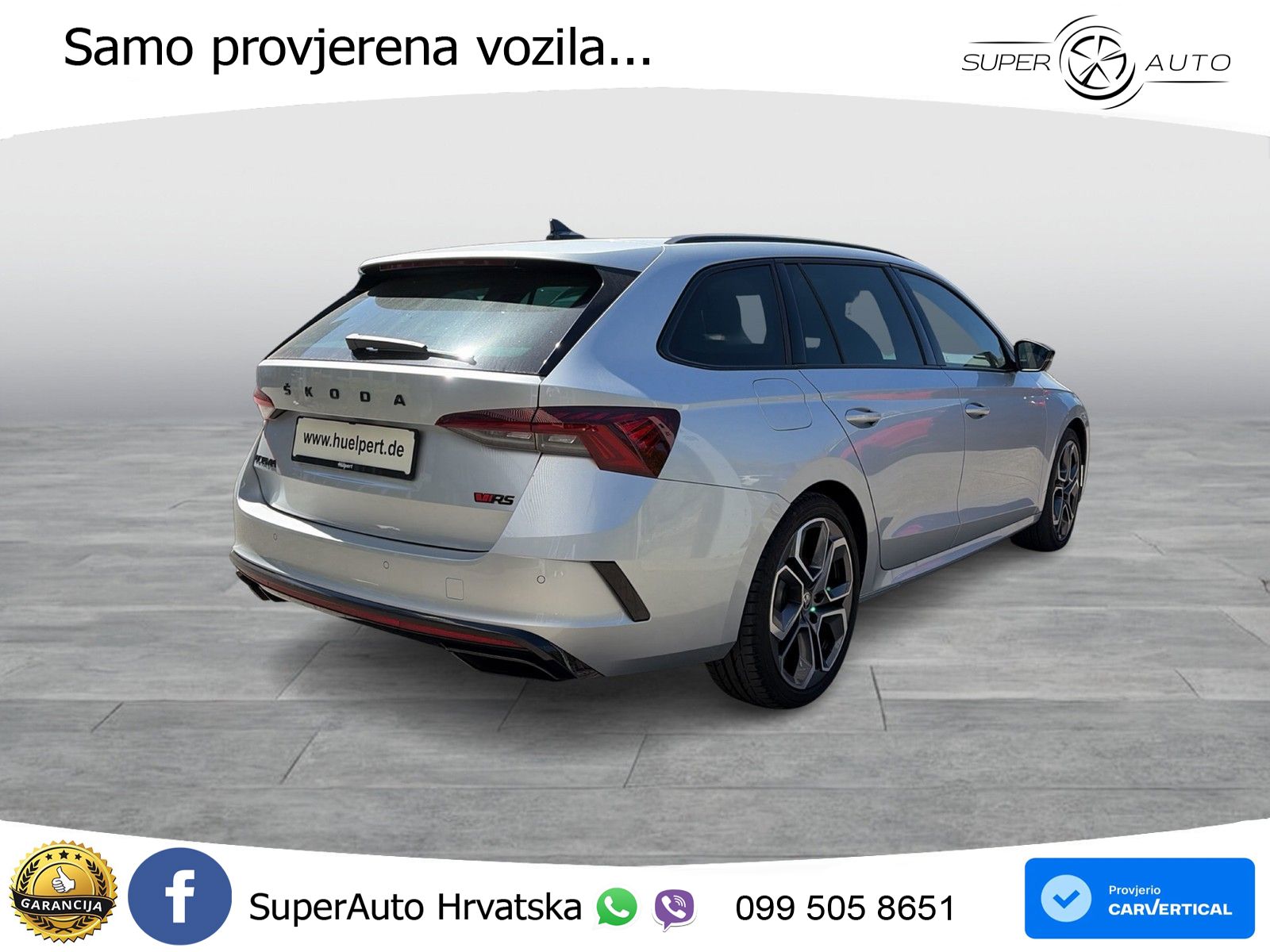Škoda Octavia Combi RS 2.0 TSI (245 KS) DSG LED+GR SJED+ACC