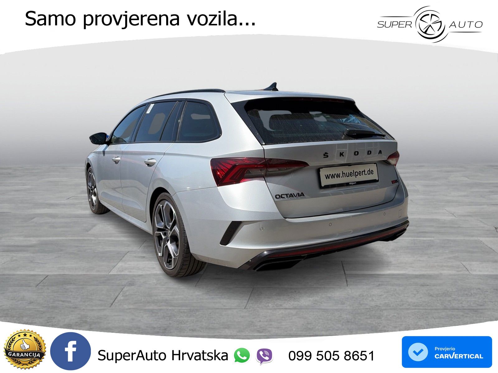 Škoda Octavia Combi RS 2.0 TSI (245 KS) DSG LED+GR SJED+ACC