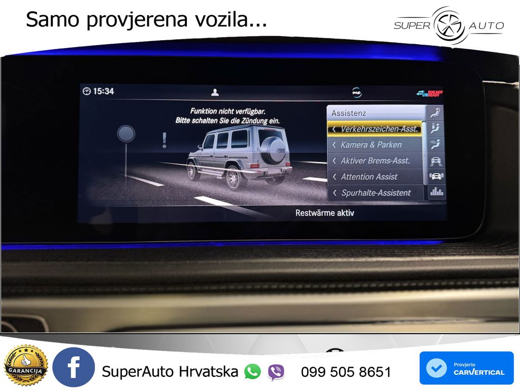 Mercedes AMG G 63 Long V8 (585 KS) 4MATIC 9G-TRONIC AMG SPEEDSHIFT PLUS LED+GR SJED+ACC