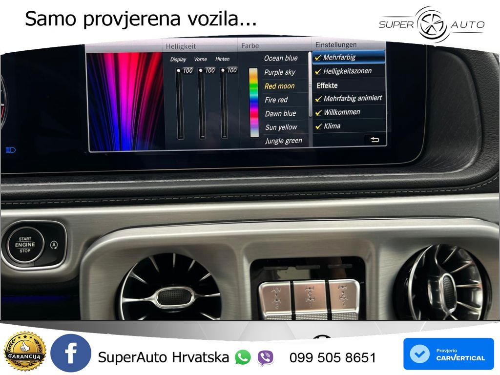 Mercedes AMG G 63 Long V8 (585 KS) 4MATIC 9G-TRONIC AMG SPEEDSHIFT PLUS LED+GR SJED+ACC