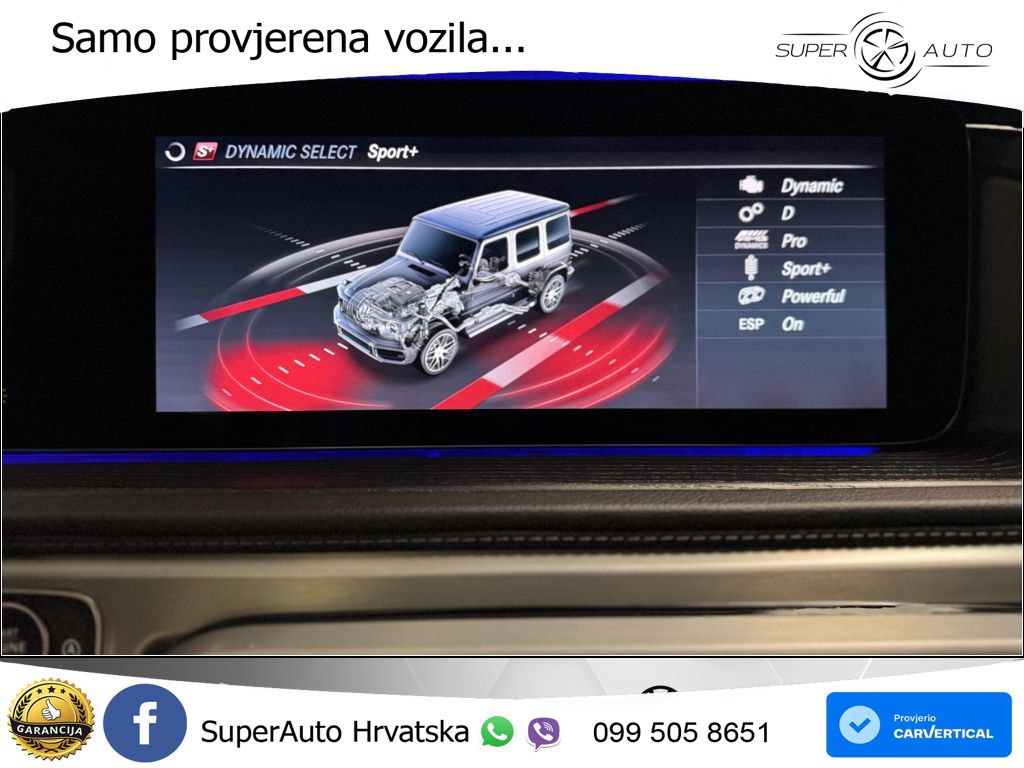 Mercedes AMG G 63 Long V8 (585 KS) 4MATIC 9G-TRONIC AMG SPEEDSHIFT PLUS LED+GR SJED+ACC