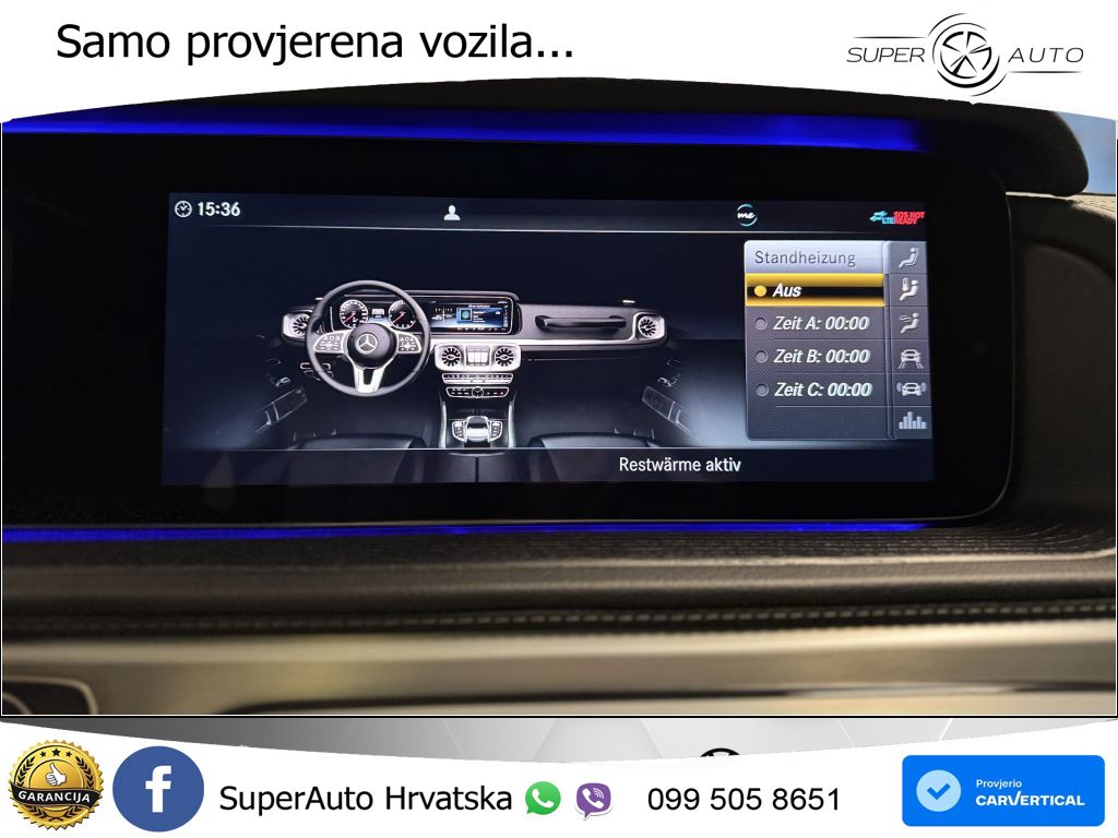 Mercedes AMG G 63 Long V8 (585 KS) 4MATIC 9G-TRONIC AMG SPEEDSHIFT PLUS LED+GR SJED+ACC