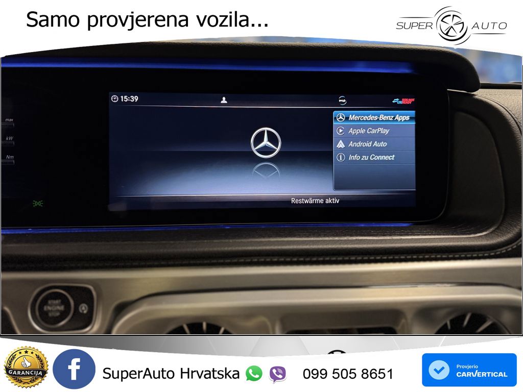 Mercedes AMG G 63 Long V8 (585 KS) 4MATIC 9G-TRONIC AMG SPEEDSHIFT PLUS LED+GR SJED+ACC