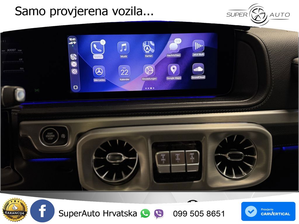 Mercedes AMG G 63 Long V8 (585 KS) 4MATIC 9G-TRONIC AMG SPEEDSHIFT PLUS LED+GR SJED+ACC
