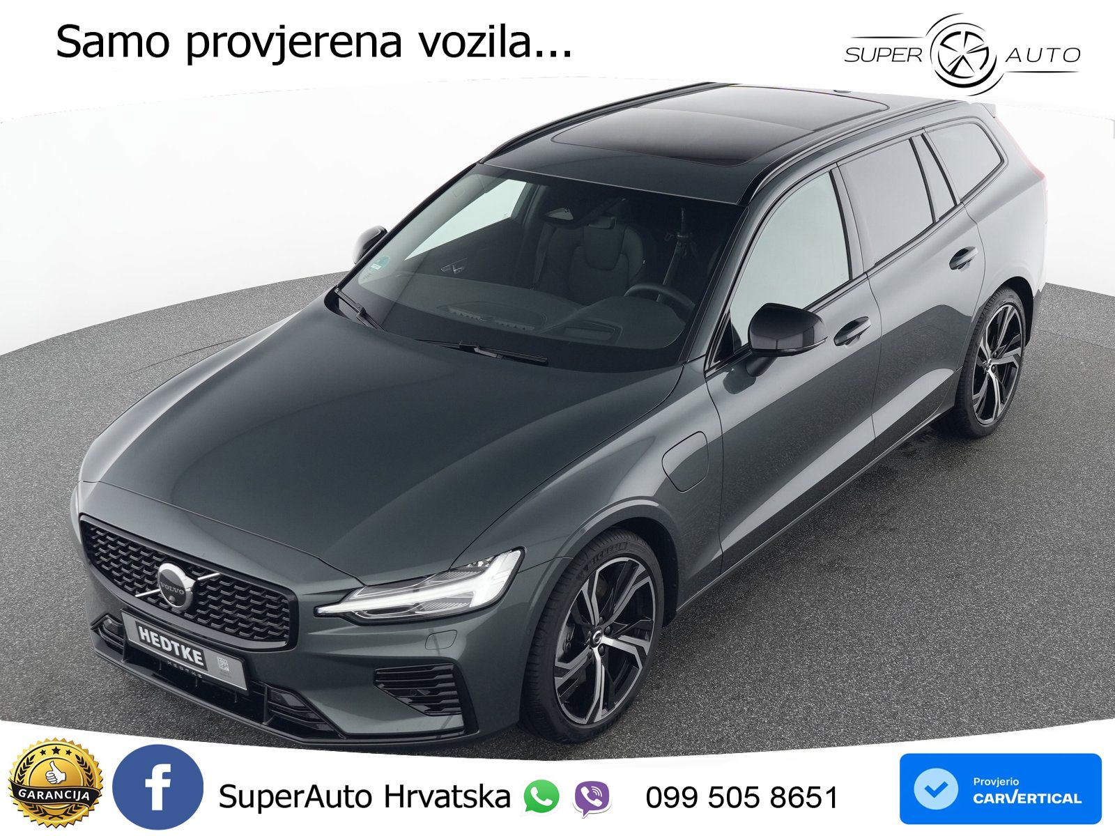 Volvo V60 2.0 T6 AWD Geartronic ACC+HEAD+4xGR SJED+360+PANO