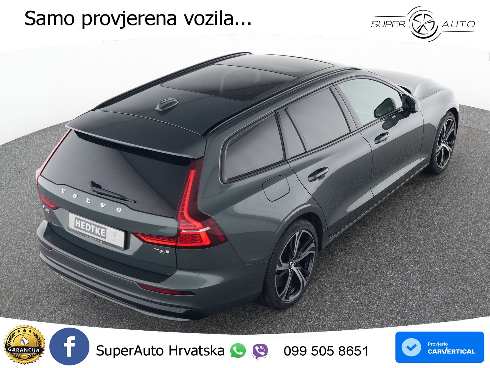 Volvo V60 2.0 T6 AWD Geartronic ACC+HEAD+4xGR SJED+360+PANO