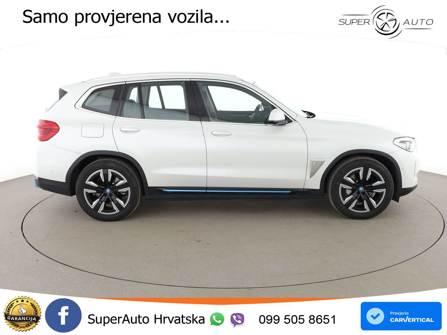 BMW iX3 80 kWh (286 KS) LED+GR SJED+ACC