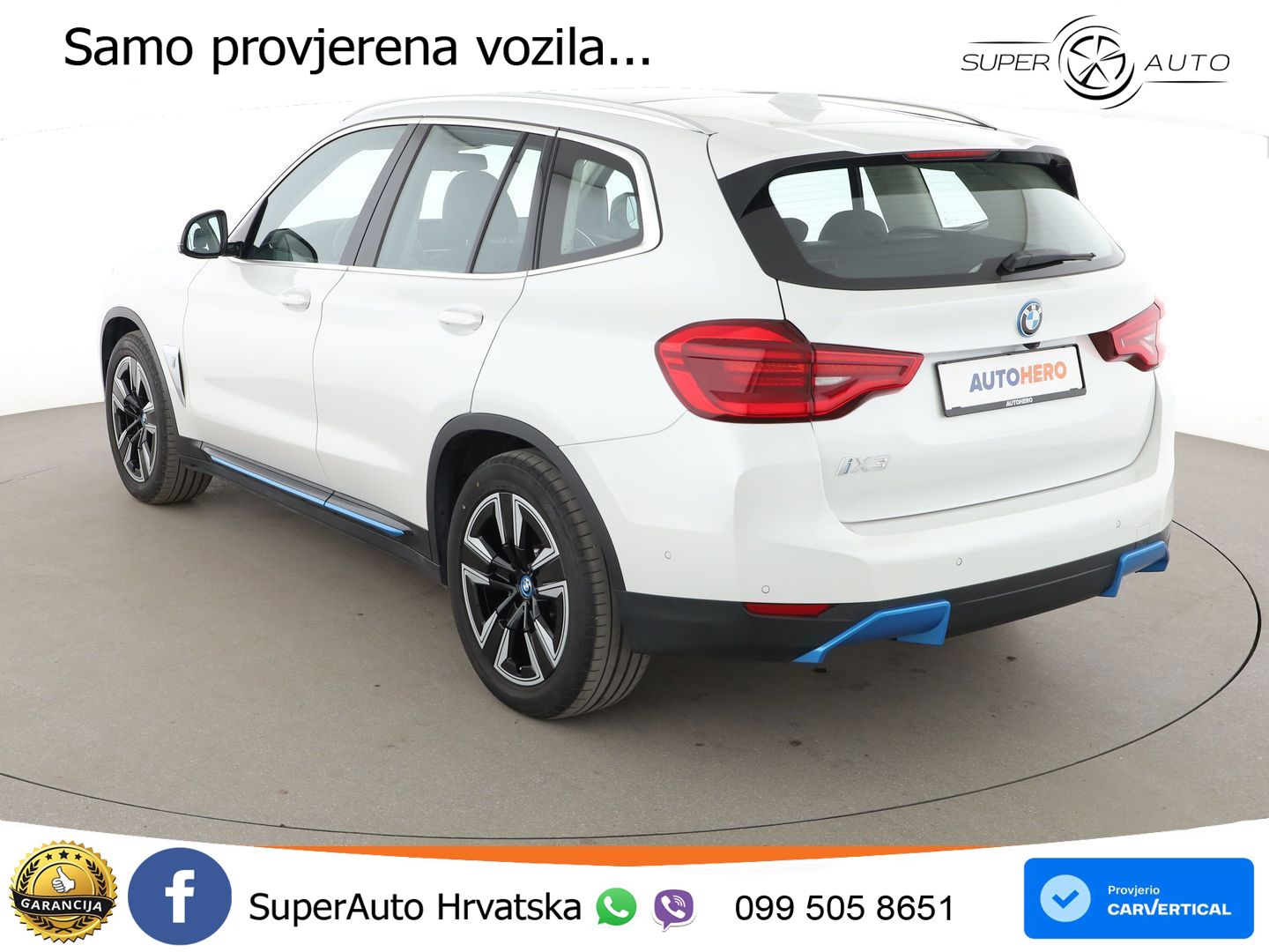 BMW iX3 80 kWh (286 KS) LED+GR SJED+ACC