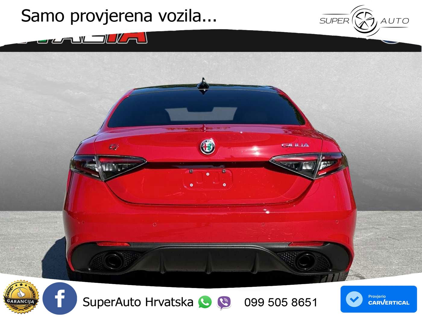 Alfa Romeo Giulia 2.0 Turbo (280 KS) Q4 Automatic