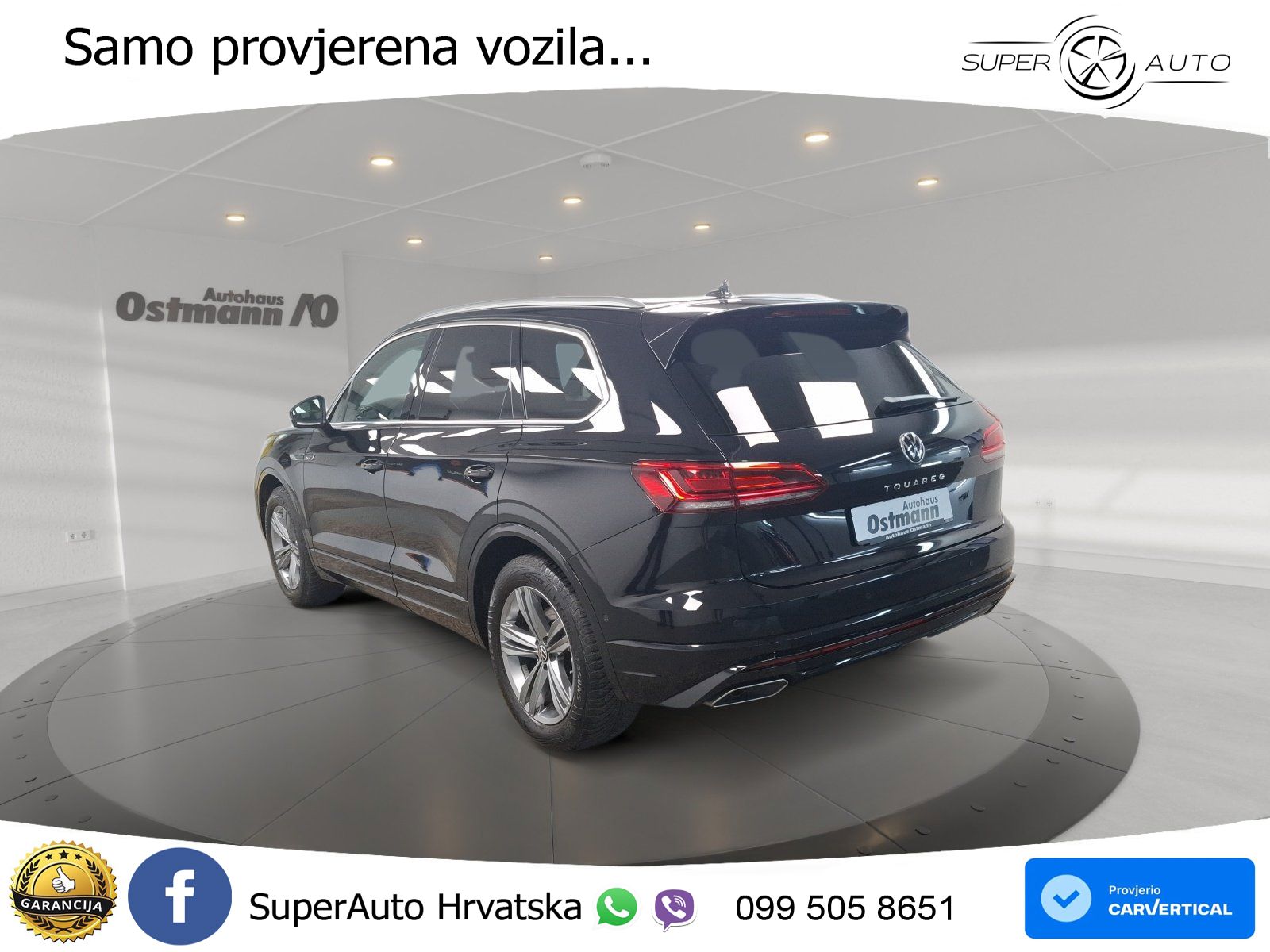 Volkswagen Touareg 3.0 V6 TDI (231 KS) 4MOTION Tiptronic R-Line ZRAČNI+ACC+4xGR SJED+KAM