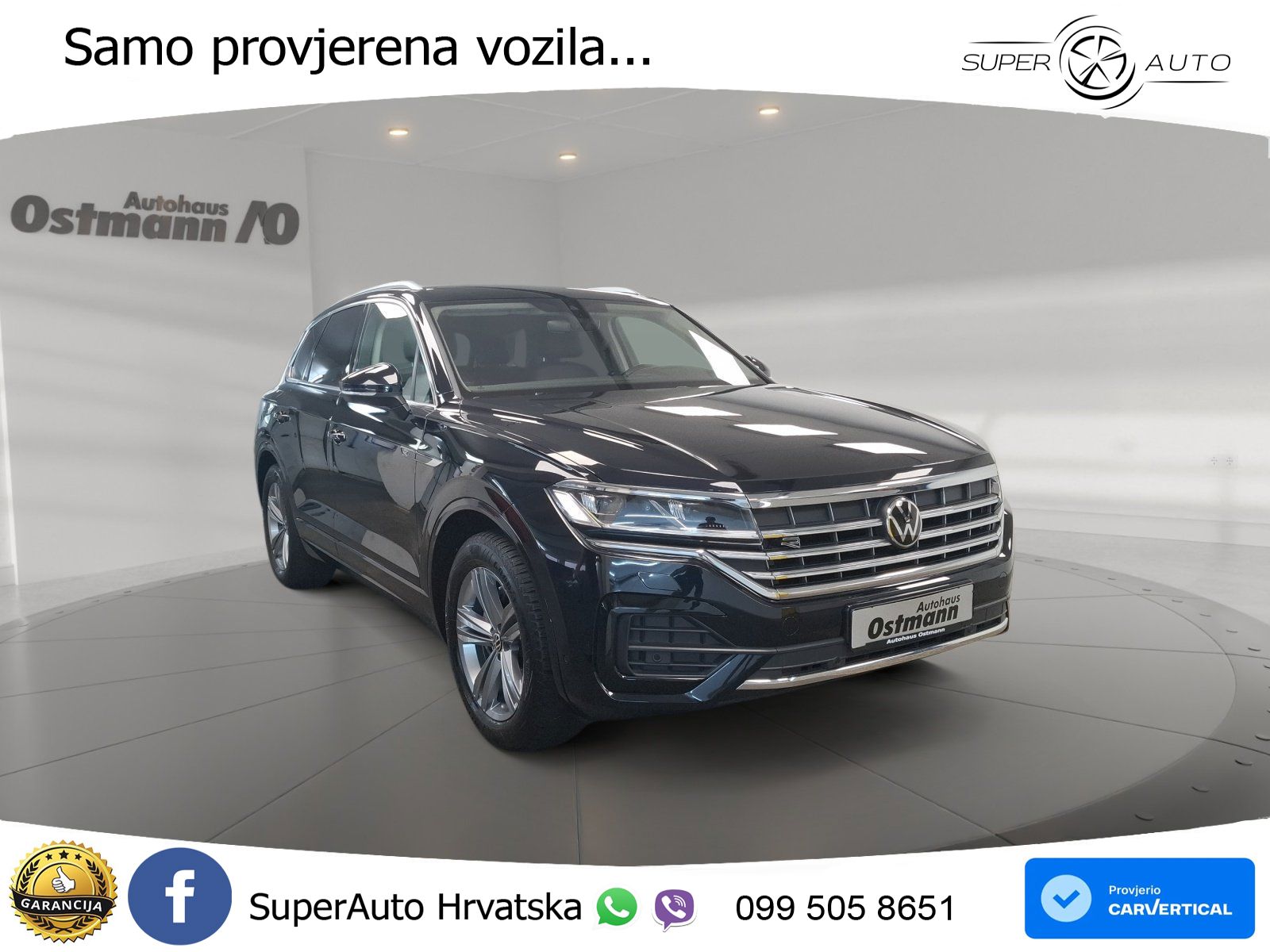 Volkswagen Touareg 3.0 V6 TDI (231 KS) 4MOTION Tiptronic R-Line ZRAČNI+ACC+4xGR SJED+KAM