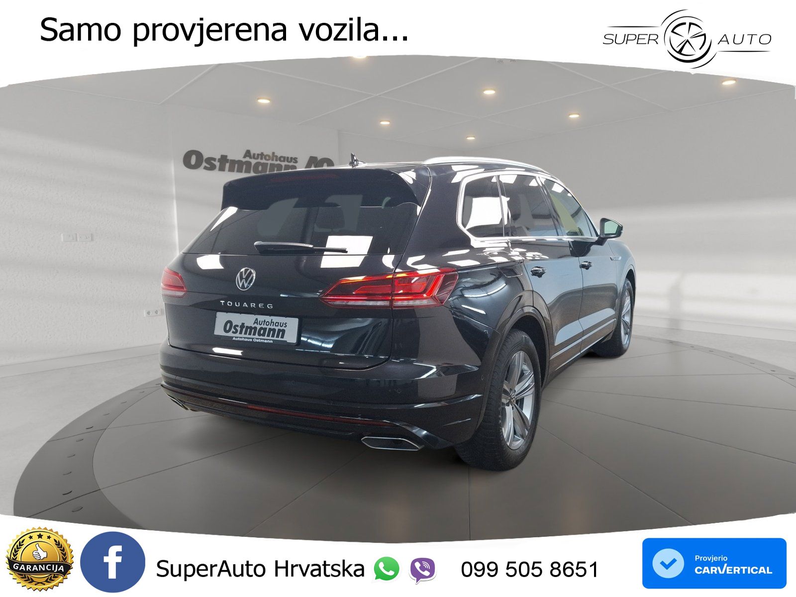 Volkswagen Touareg 3.0 V6 TDI (231 KS) 4MOTION Tiptronic R-Line ZRAČNI+ACC+4xGR SJED+KAM