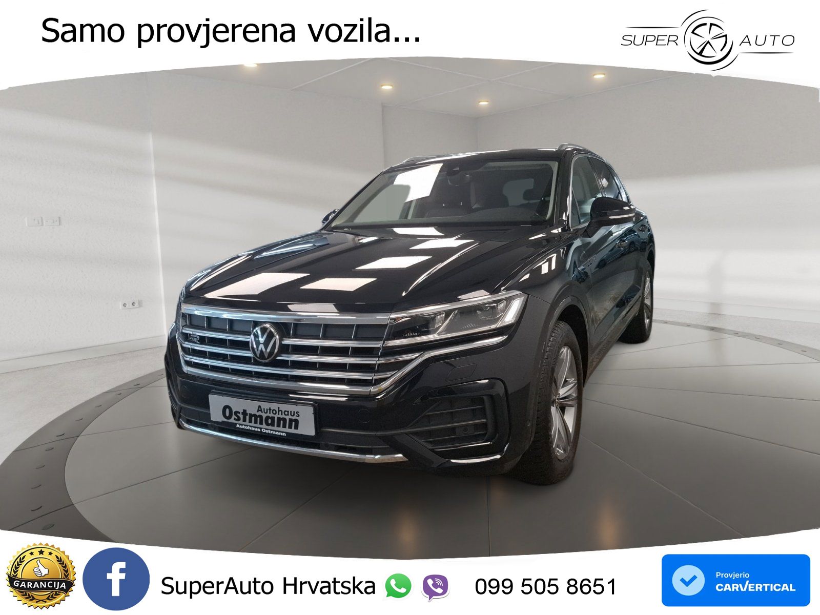 Volkswagen Touareg 3.0 V6 TDI (231 KS) 4MOTION Tiptronic R-Line ZRAČNI+ACC+4xGR SJED+KAM