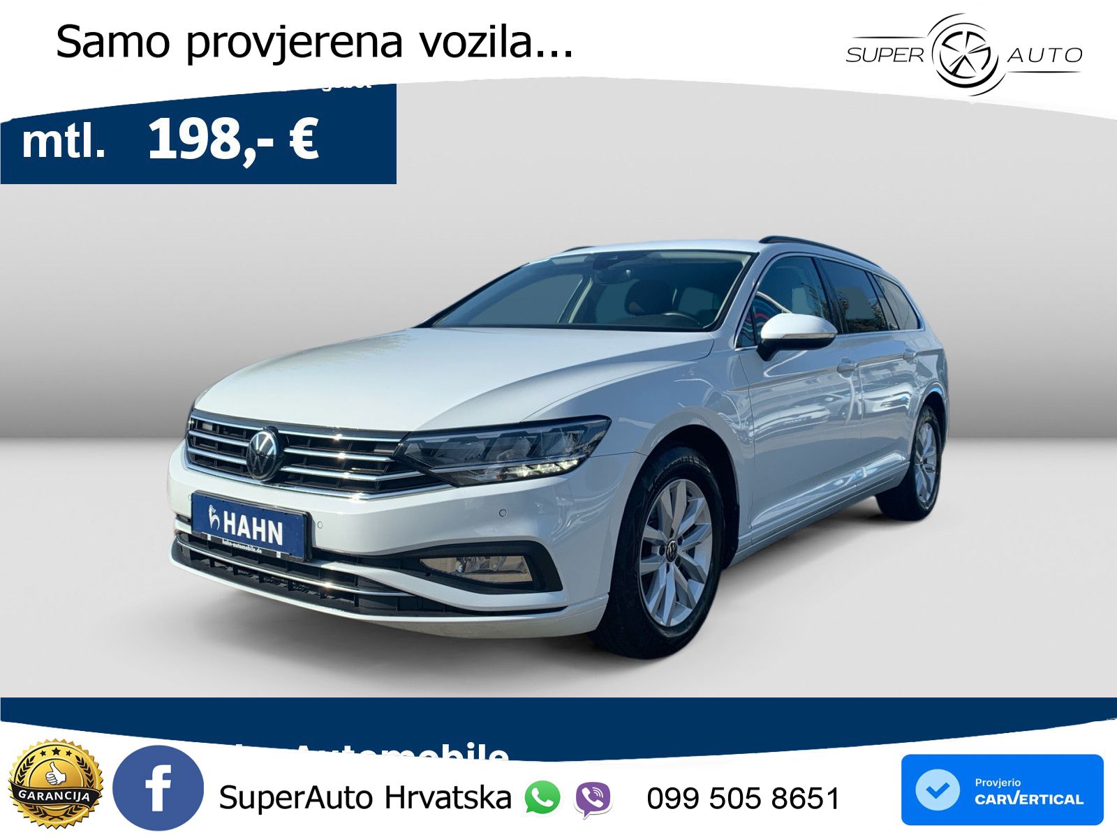 Volkswagen Passat Variant 2.0 TDI (150 KS) DSG Business LED+GR SJED+ACC