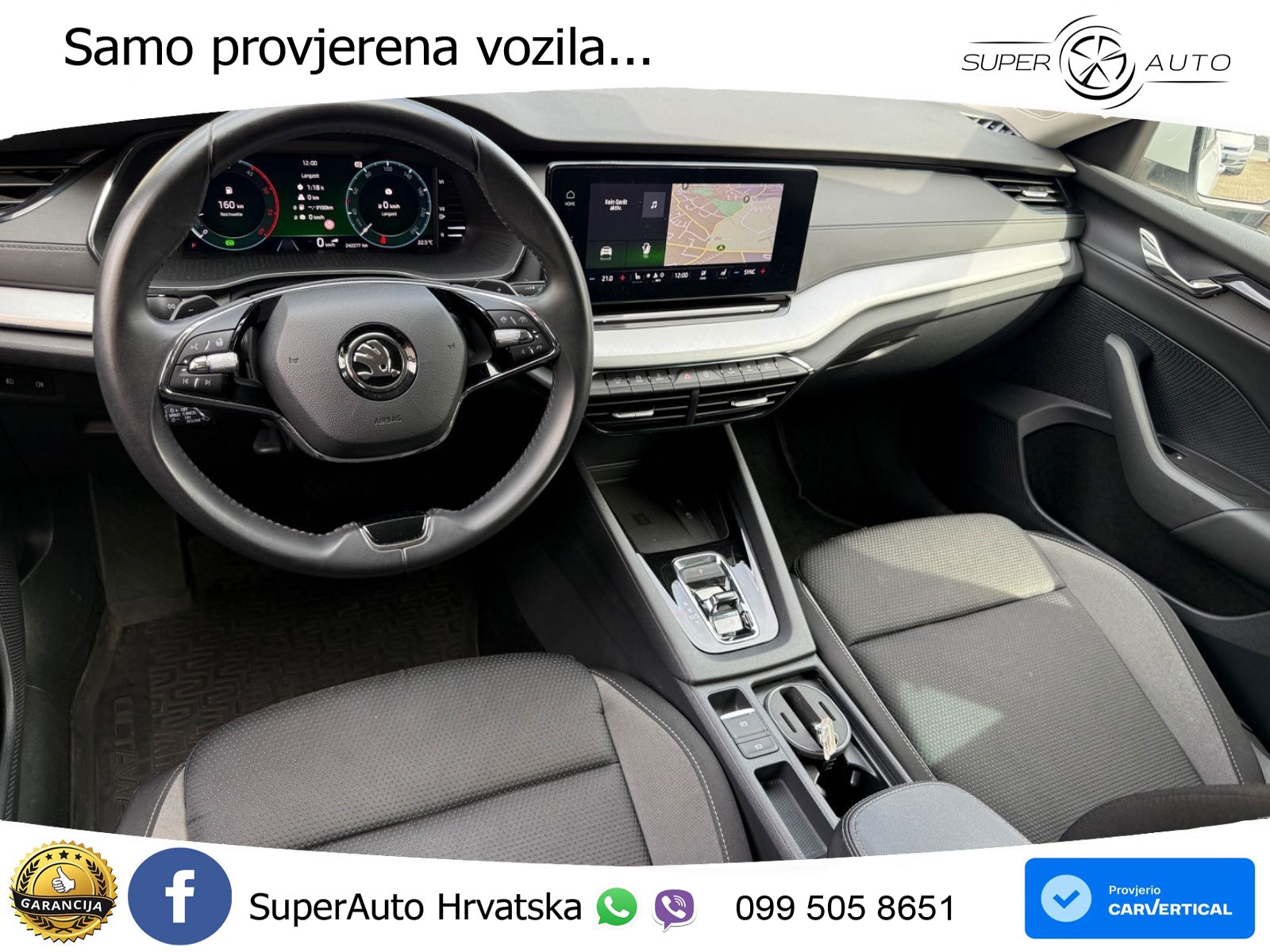 Škoda Octavia Combi 2.0 TDI (150 KS) DSG LED+GR SJED+ACC