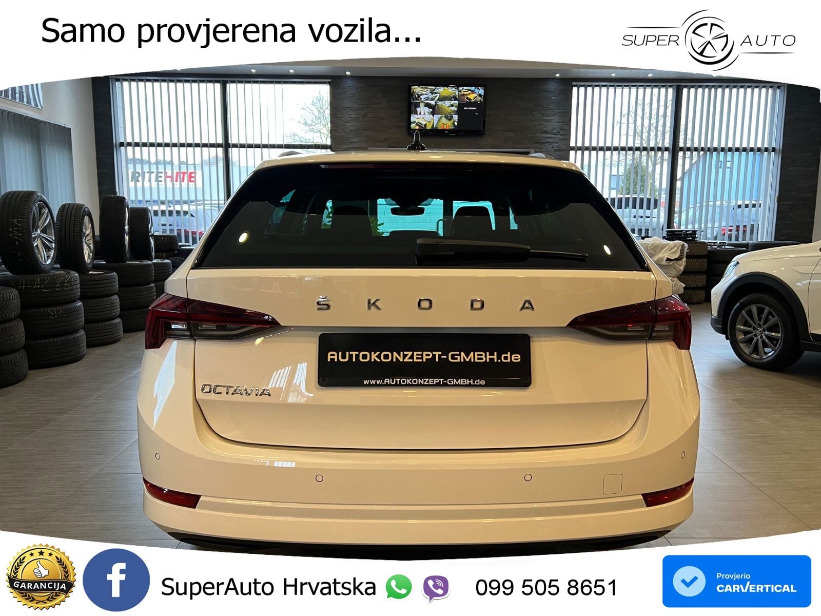 Škoda Octavia Combi 2.0 TDI (150 KS) DSG LED+GR SJED+ACC