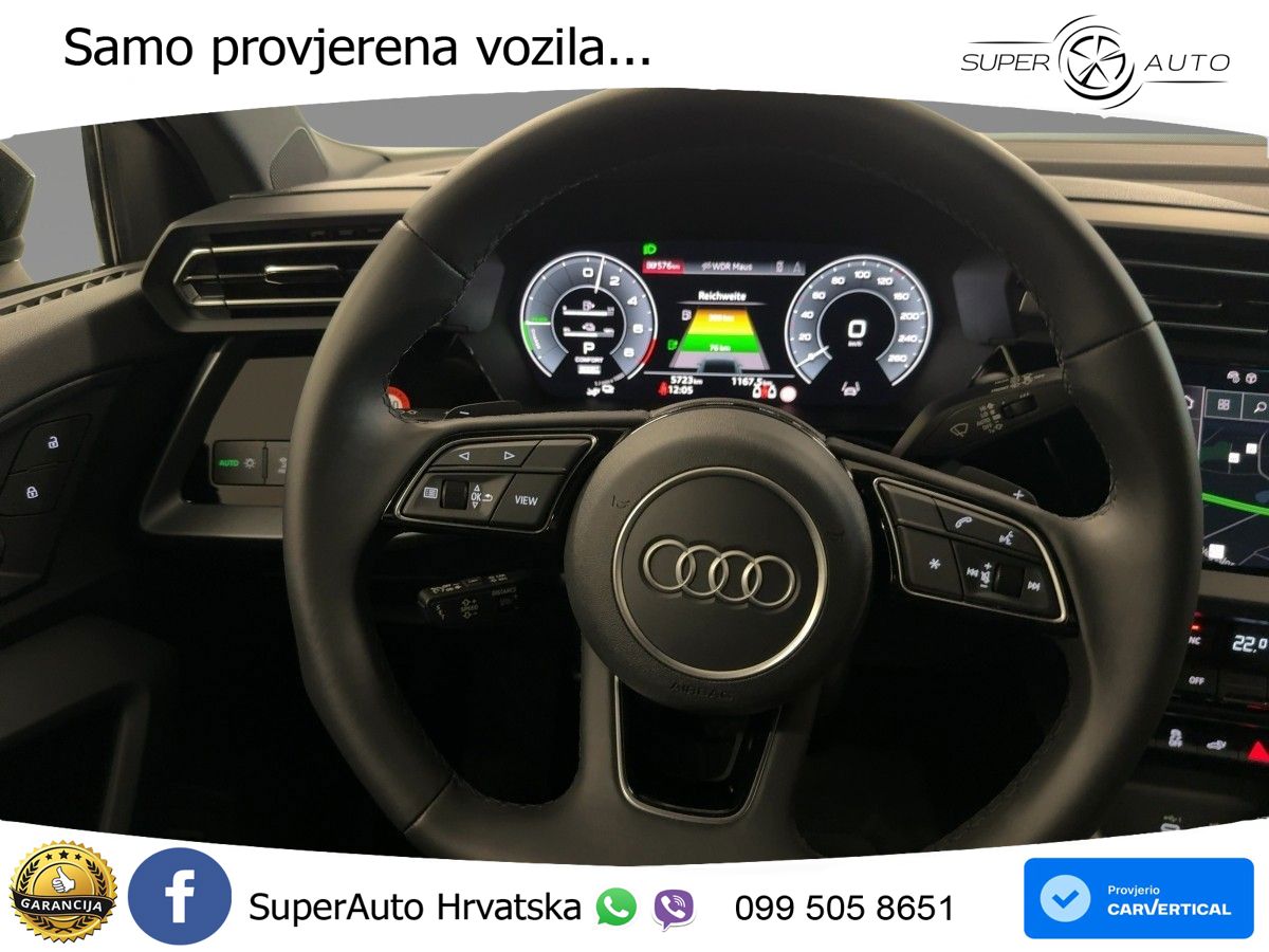 Audi A3 40 TFSIe (204 KS) S tronic S line LED+GR SJED+ACC
