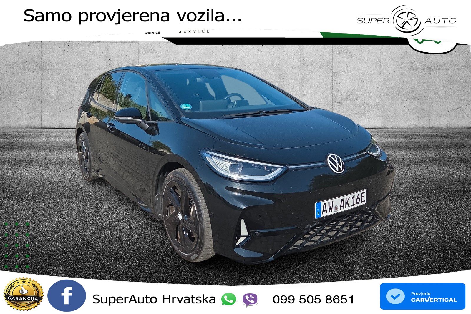 Volkswagen ID.3 GTX 84 kWh (286 KS) LED+GR SJED+ACC