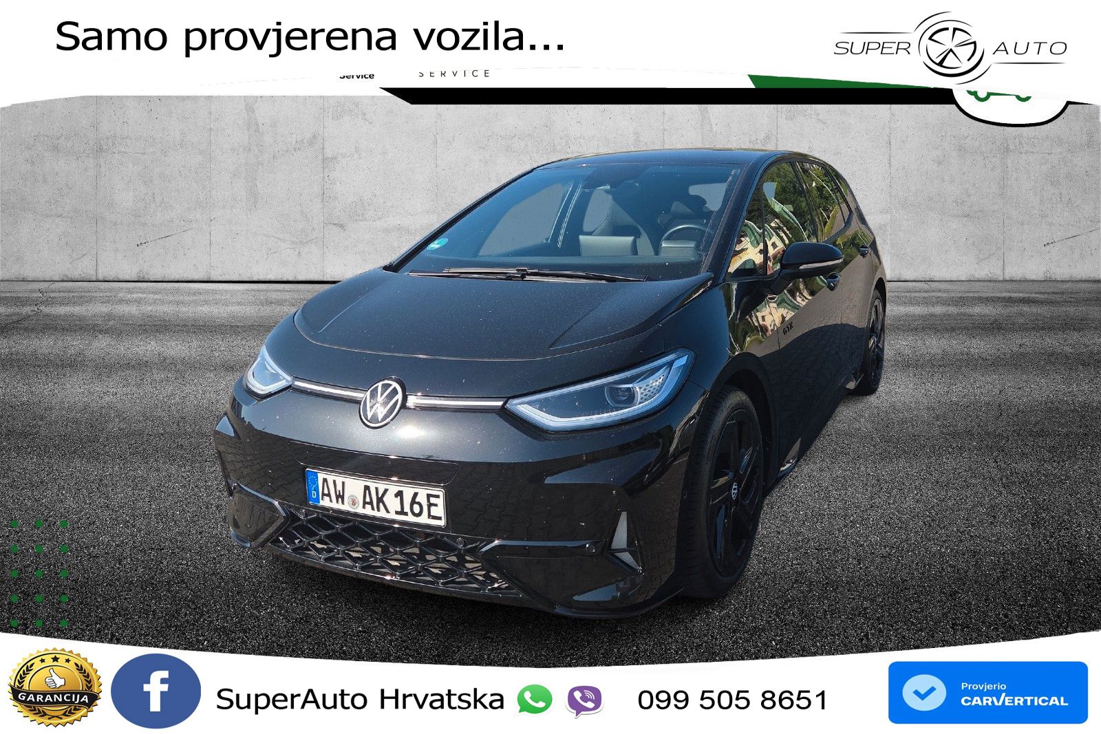 Volkswagen ID.3 GTX 84 kWh (286 KS) LED+GR SJED+ACC