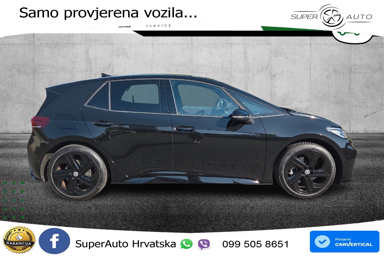 Volkswagen ID.3 GTX 84 kWh (286 KS) LED+GR SJED+ACC