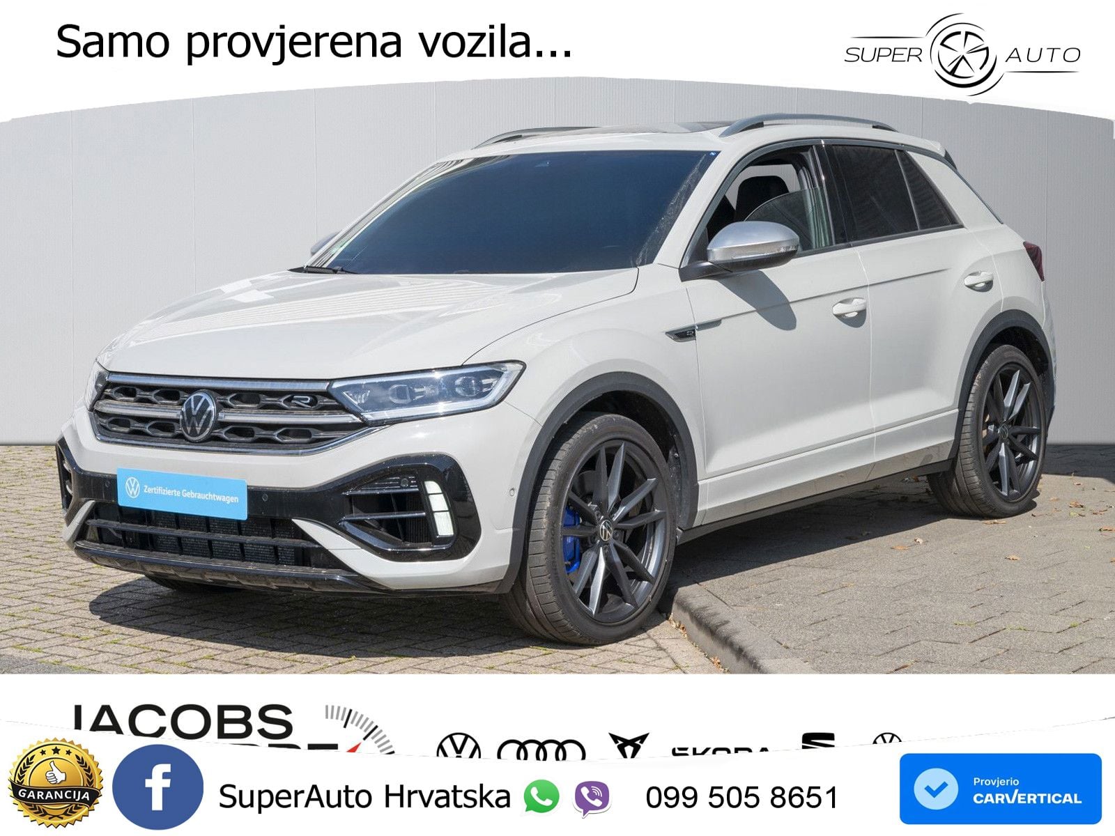 Volkswagen T-Roc I R 2.0 TSI (300 KS) OPF 4M DSG MATRIX+GR SJED+KAM