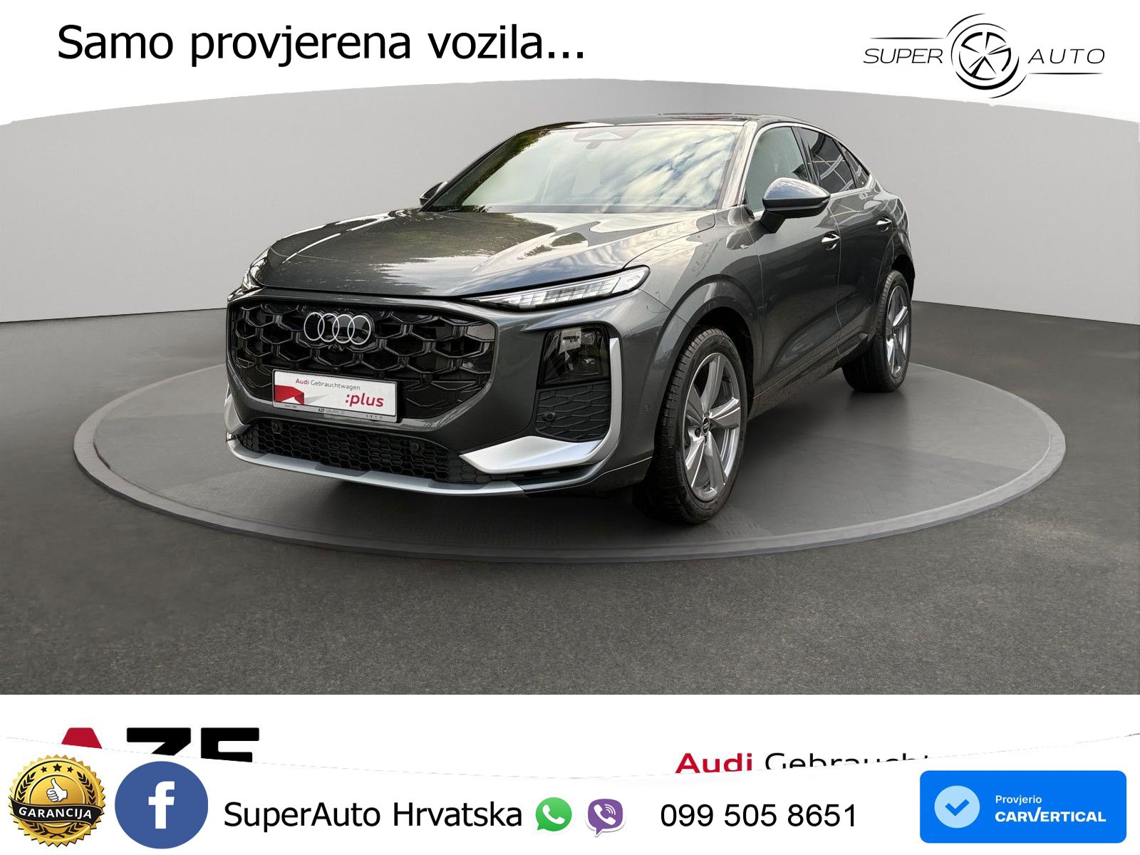 Audi Q3 III Sportback 1.5 TFSI (150 KS) S tronic S line LED+GR SJED+ACC