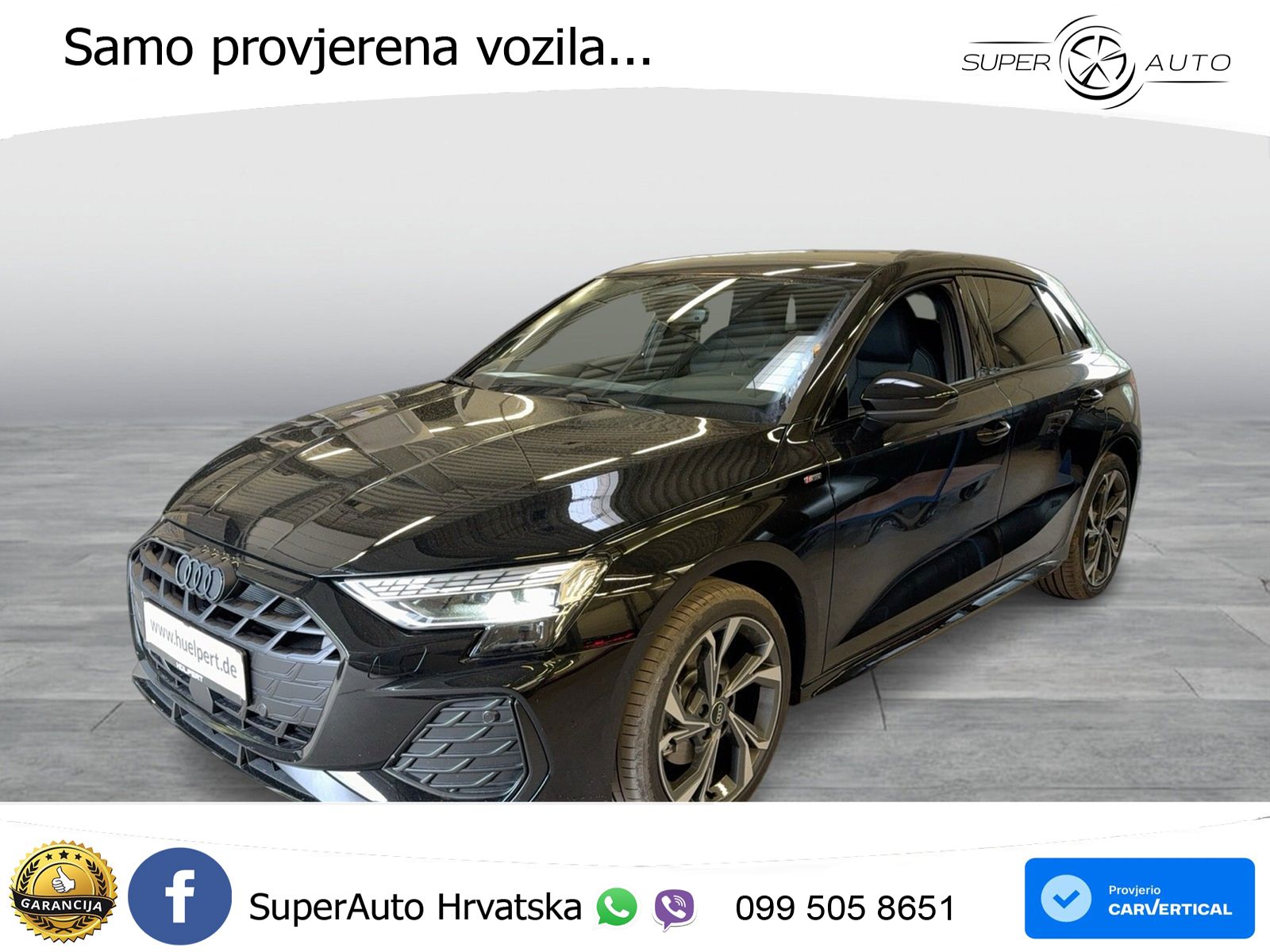 Audi A3 Sportback 40 TFSI (204 KS) quattro S tronic S line LED+GR SJED+ACC