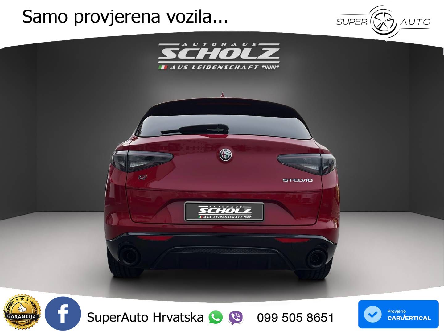 Alfa Romeo Stelvio 2.2 MultiJet II (210 KS) Q4 Automatic LED+GR SJED+ACC