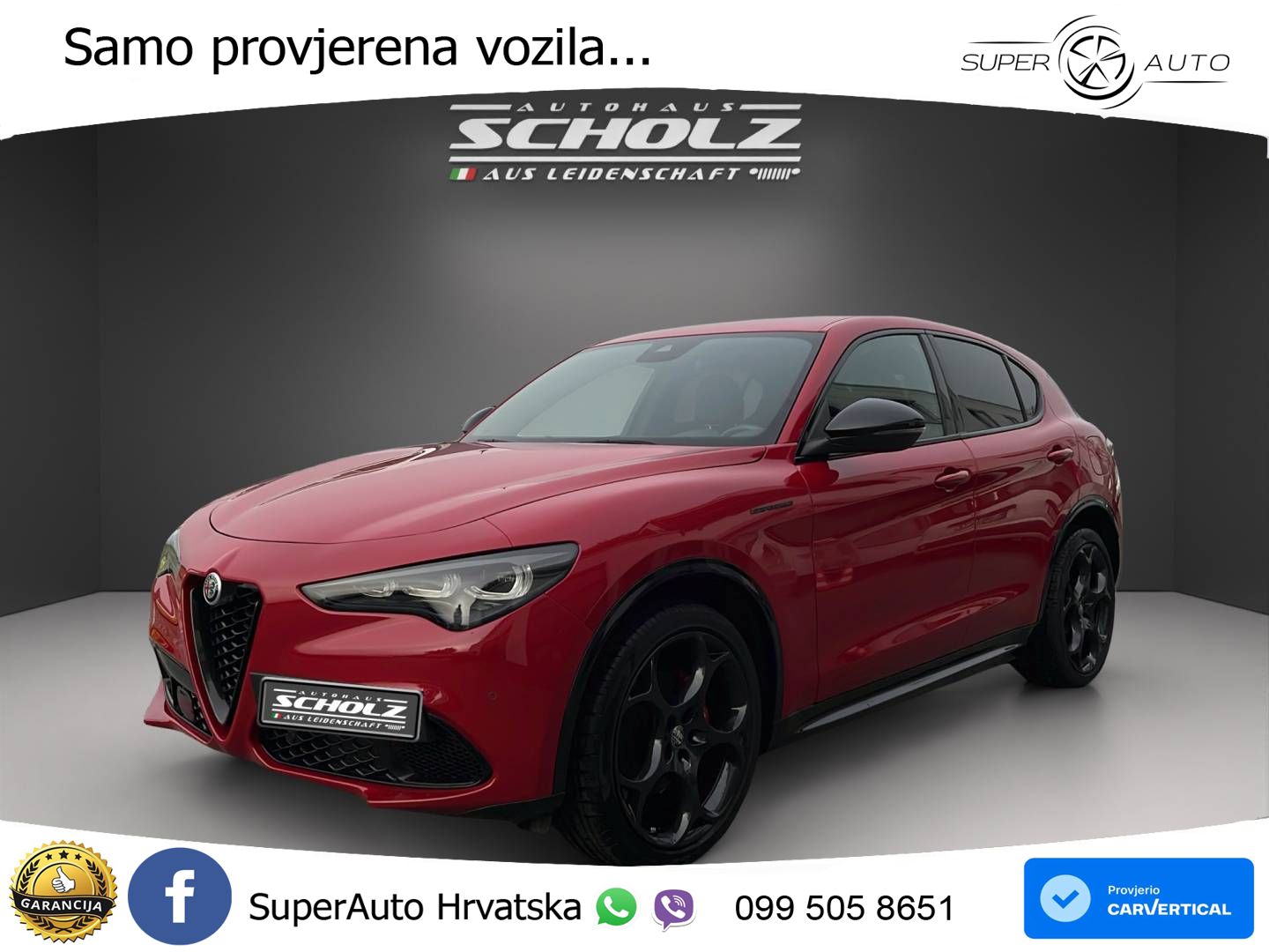 Alfa Romeo Stelvio 2.2 MultiJet II (210 KS) Q4 Automatic LED+GR SJED+ACC