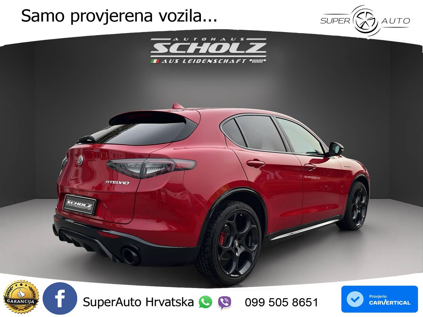 Alfa Romeo Stelvio 2.2 MultiJet II (210 KS) Q4 Automatic LED+GR SJED+ACC