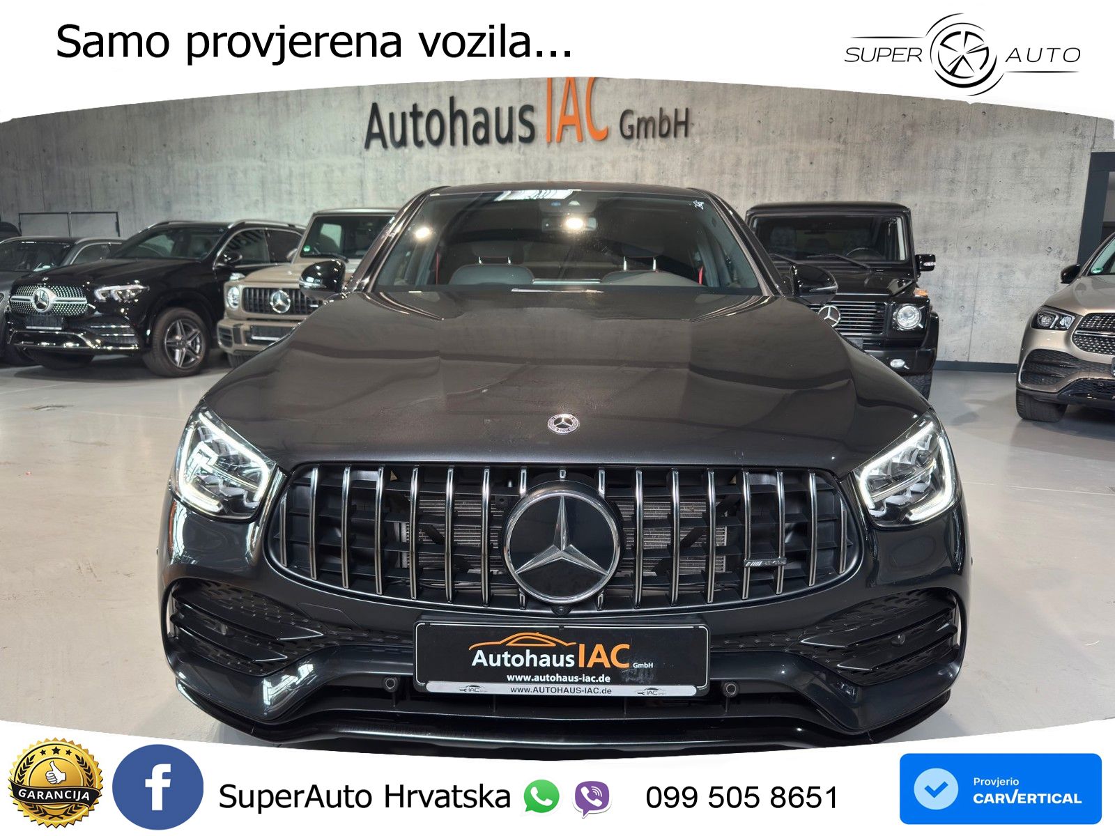Mercedes AMG GLC 43 V6 (390 KS) 4MATIC TCT ZRAČNI+ACC+GR SJED+KAM+PANO