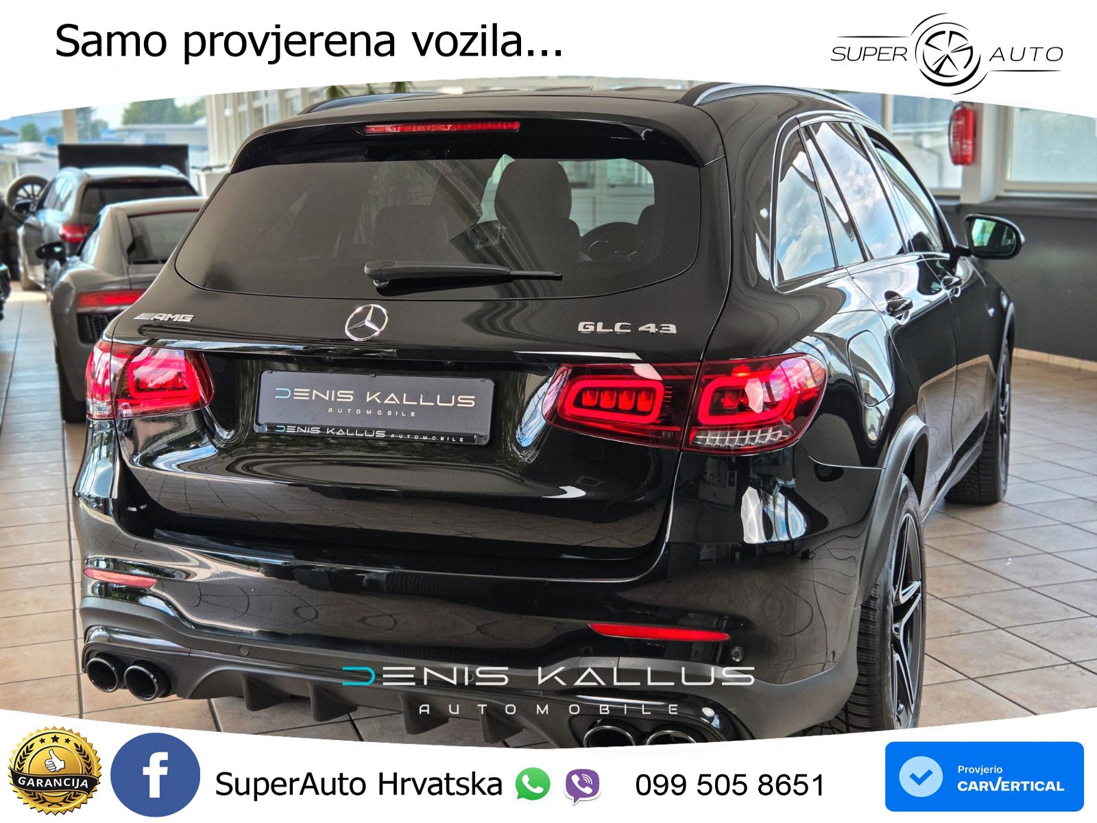 Mercedes AMG GLC 43 V6 (390 KS) 4MATIC TCT LED+GR SJED+ACC