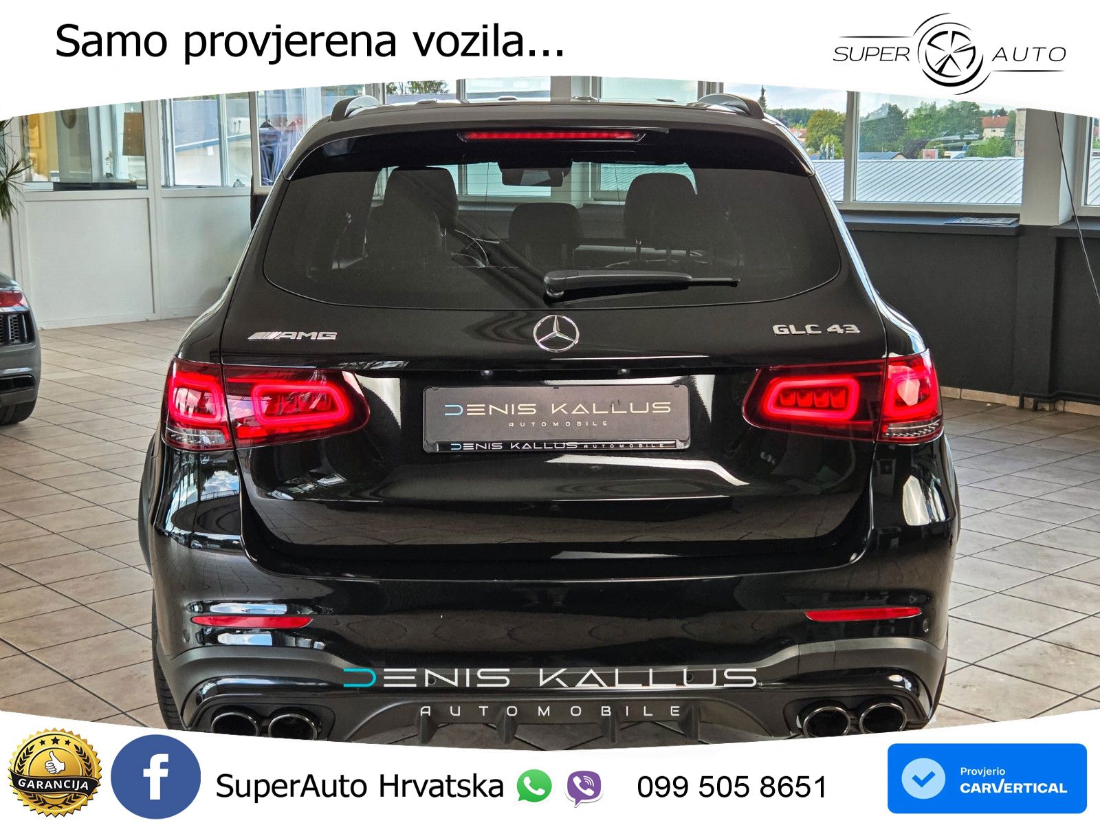Mercedes AMG GLC 43 V6 (390 KS) 4MATIC TCT LED+GR SJED+ACC