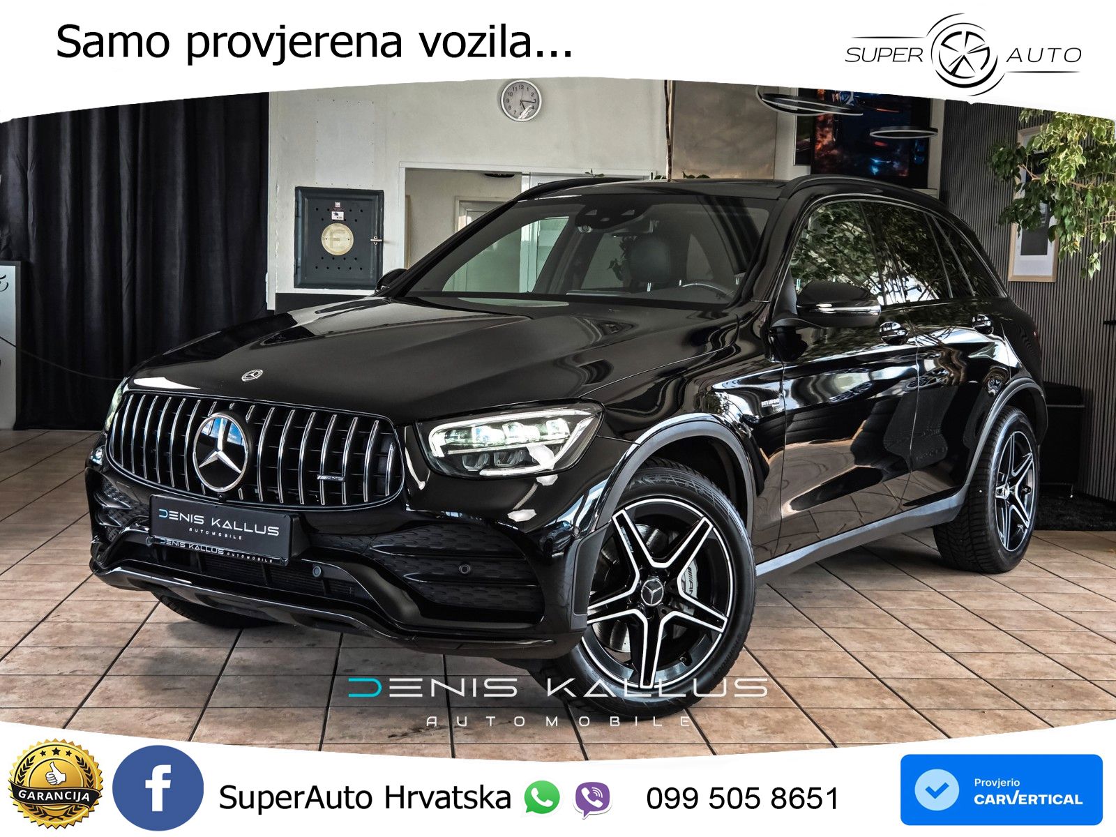 Mercedes AMG GLC 43 V6 (390 KS) 4MATIC TCT LED+GR SJED+ACC