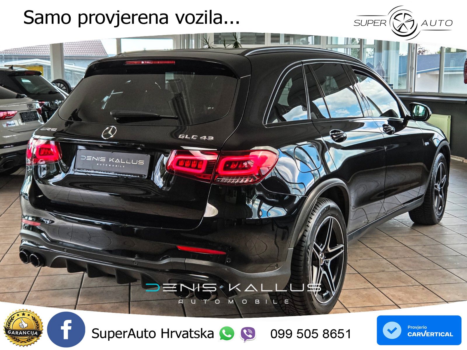 Mercedes AMG GLC 43 V6 (390 KS) 4MATIC TCT LED+GR SJED+ACC