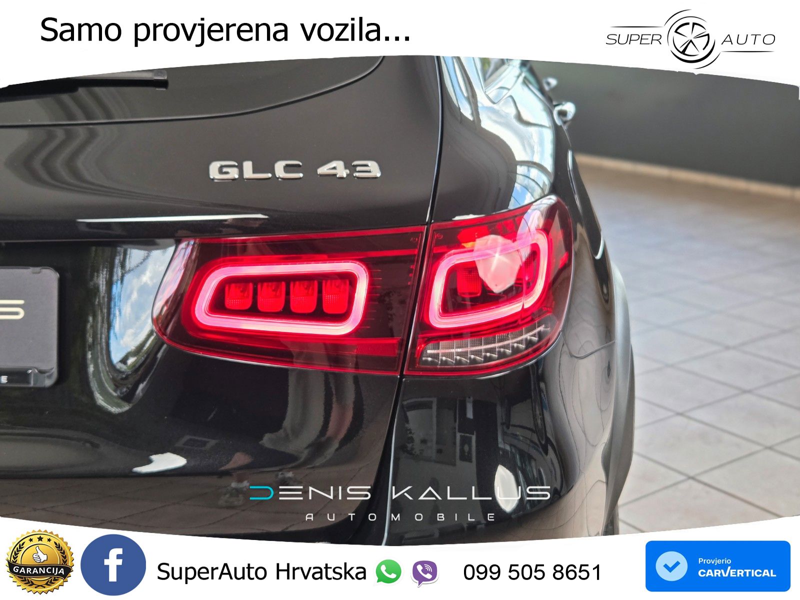 Mercedes AMG GLC 43 V6 (390 KS) 4MATIC TCT LED+GR SJED+ACC