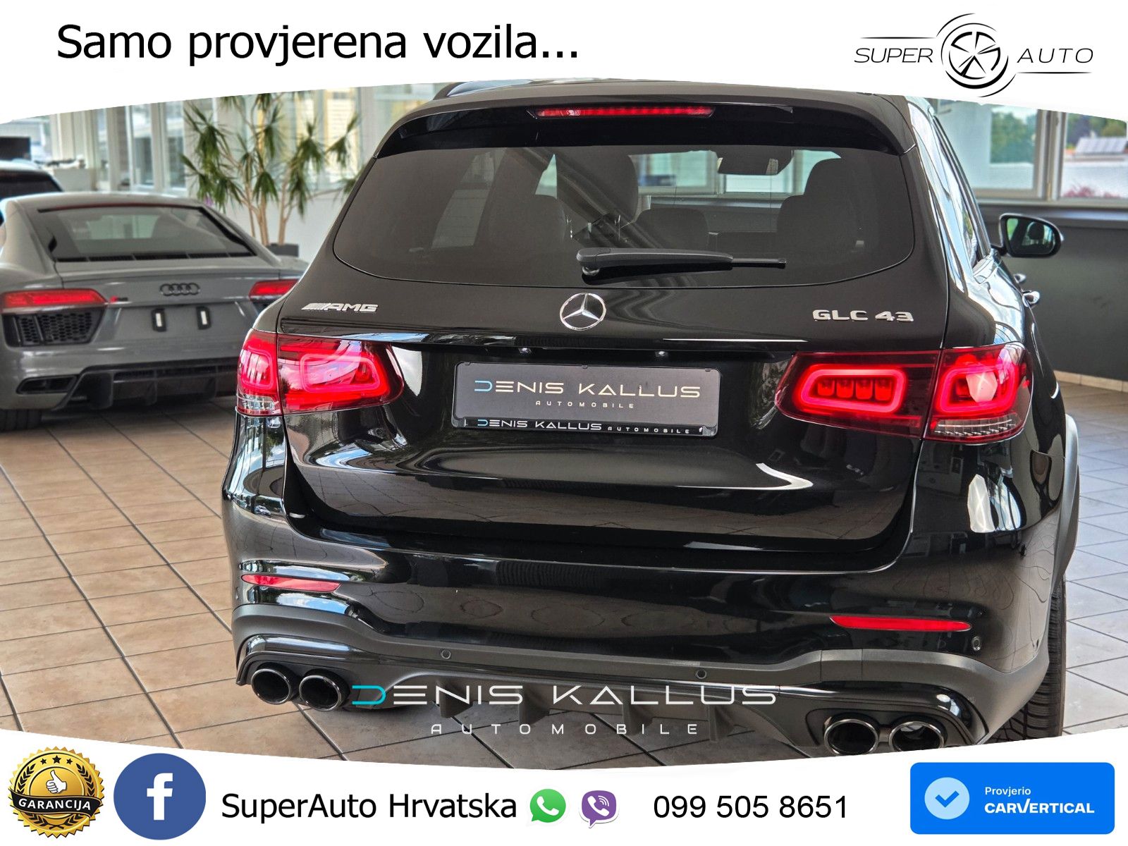 Mercedes AMG GLC 43 V6 (390 KS) 4MATIC TCT LED+GR SJED+ACC