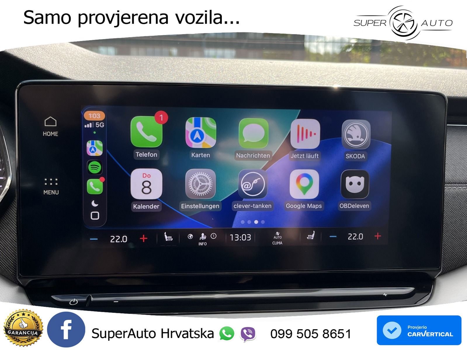 Škoda Octavia Combi 1.5 TSI (150 KS) LED+GR SJED+ACC