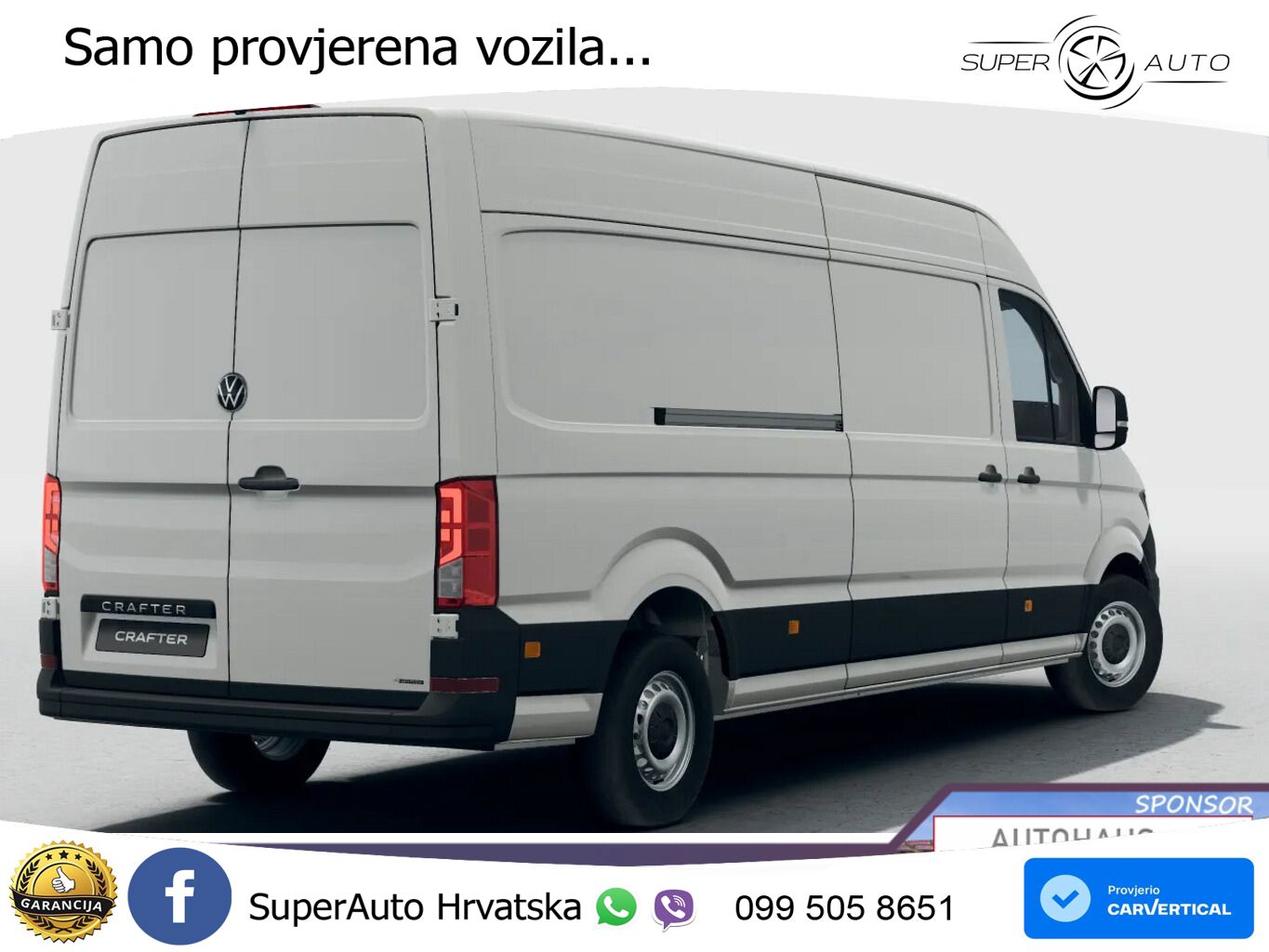 Volkswagen Crafter 35 AT8 L4H3 4M Kam Temp PDC UVP-42%* 177 KS