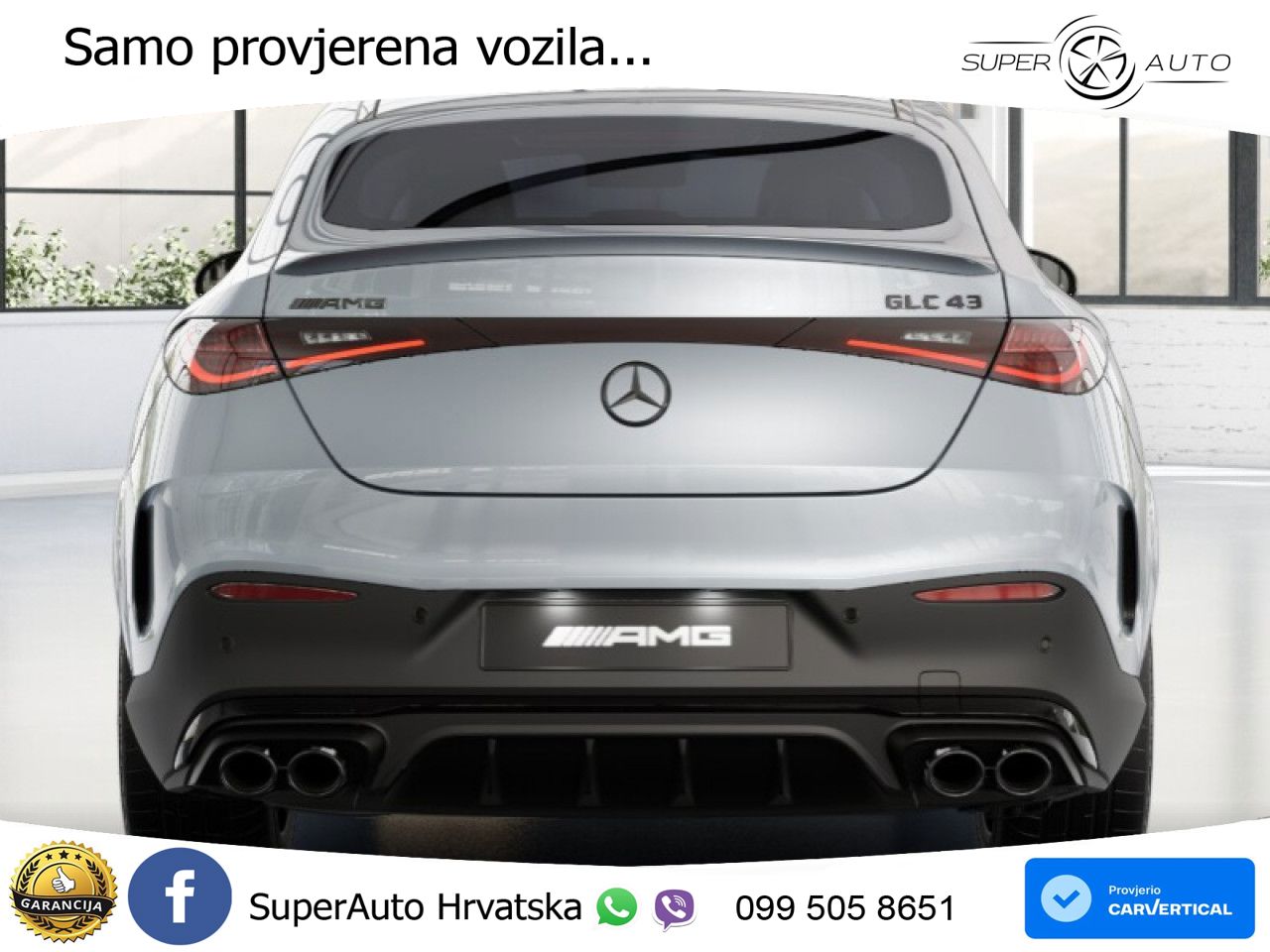 Mercedes GLC Coupe AMG GLC 43 (421 KS) 4MATIC AMG SPEEDSHIFT MCT 9G ACC+HEAD+GR SJED+360+PANO